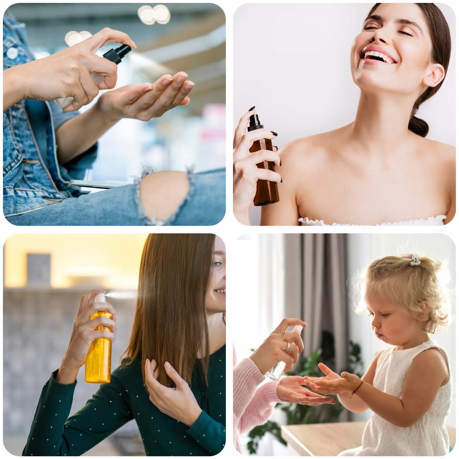 Parti di Ricambio per Spruzzatori 20 Pezzi Ugelli Atomizzanti da 18 MM, Tappi Spray per Flaconi Spray, Compatibili Erogatori per Profumi e Prodotti per Chioma