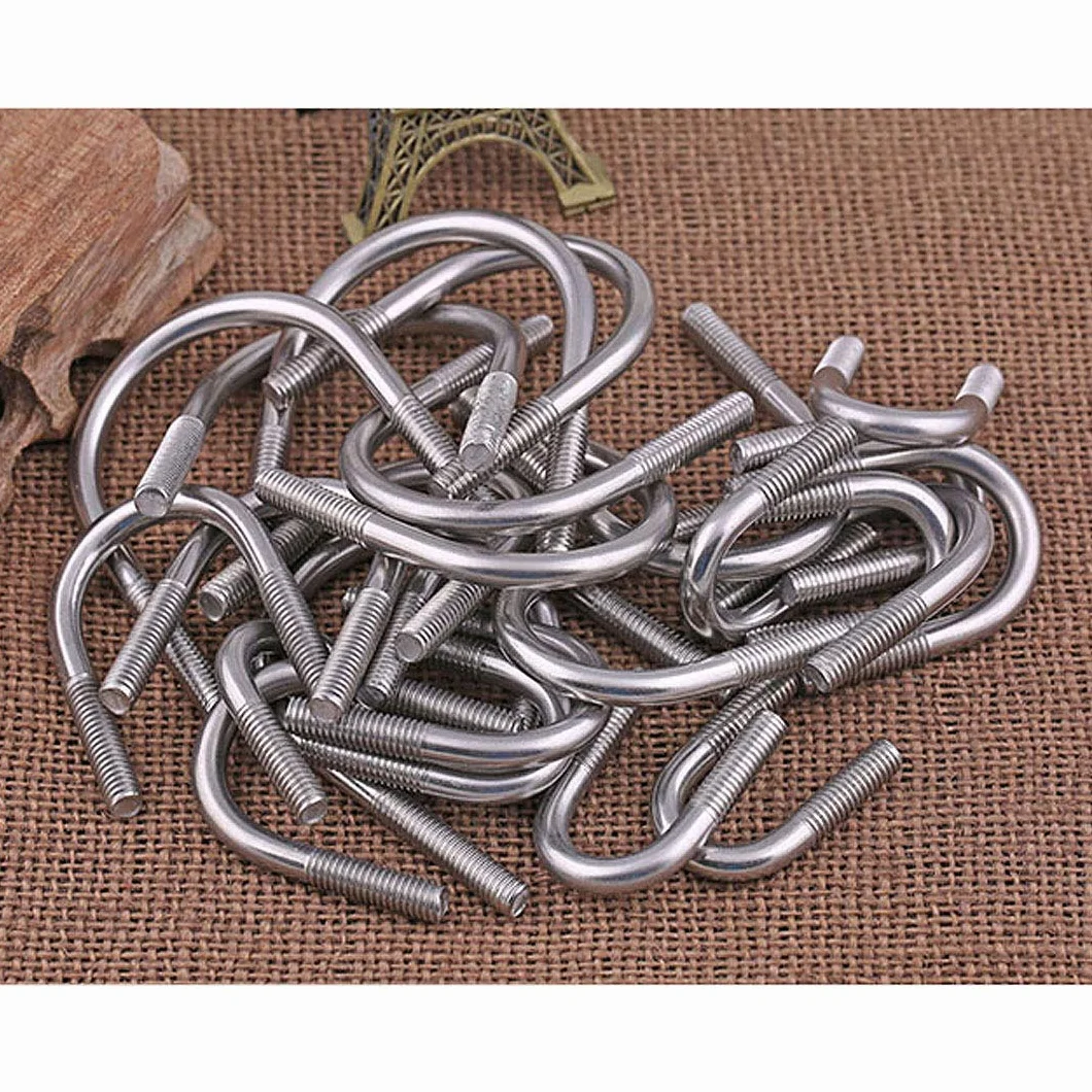 Bullone a U acciaio INOX 304 M8×34mm 3 pezzi