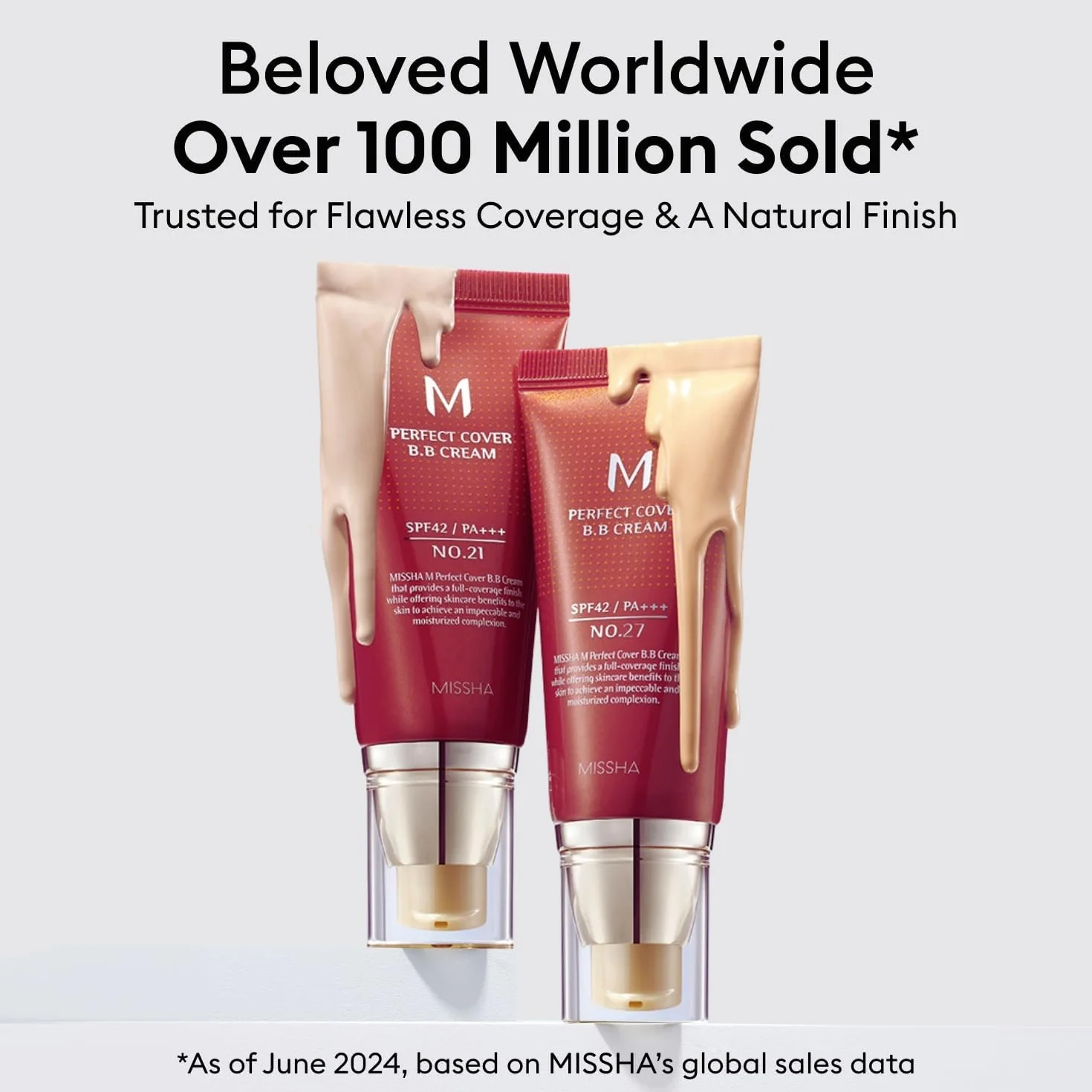 MISSHA M Perfect Cover BB Cream SPF42 PA+++ 50ml #25 Warm Beige – Copertura Media-Alta, Idratazione, Protezione Solare, Finish Naturale, Pelle Radiosa