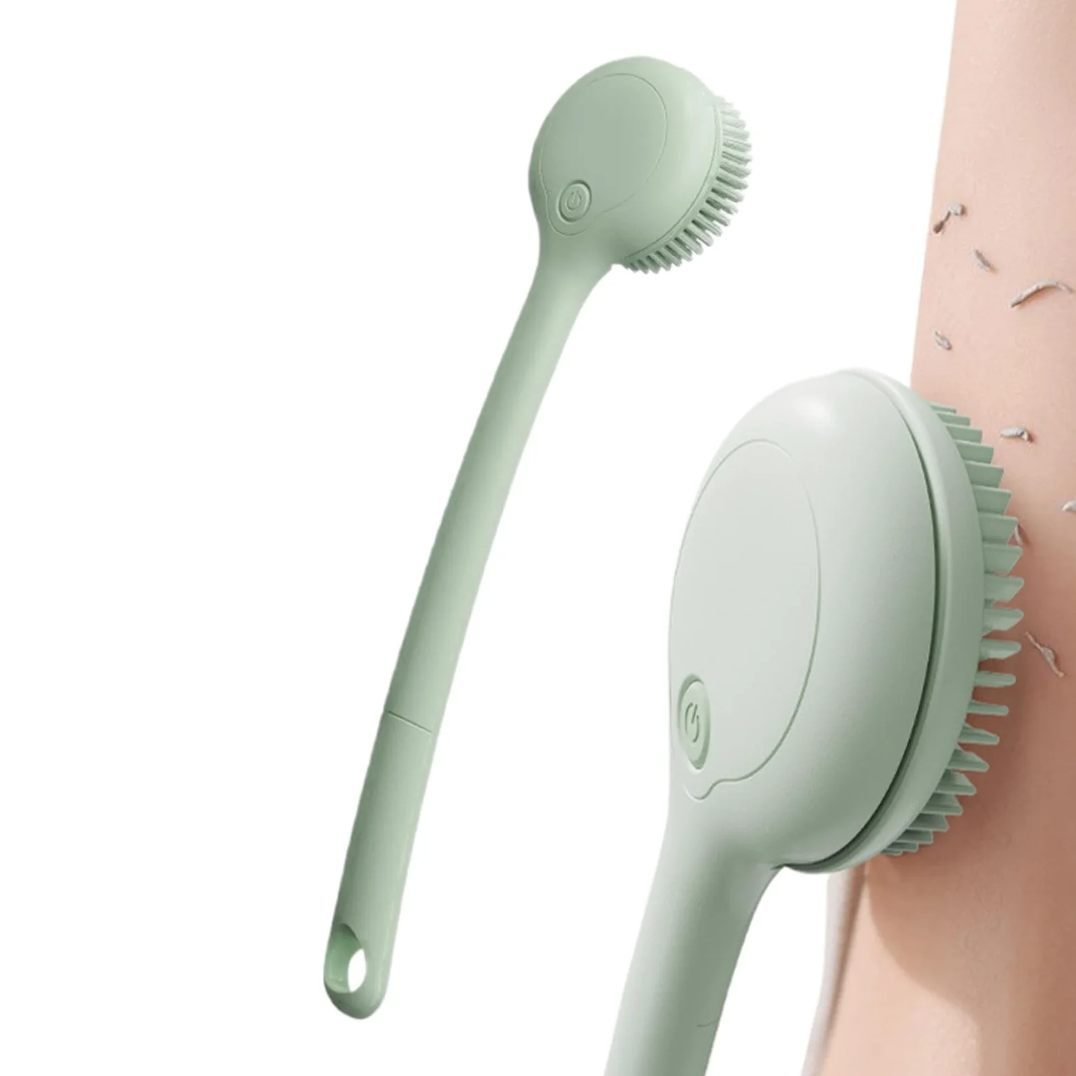 Spazzola per la schiena, Spazzola elettrica for il corpo, scrubber for la schiena della doccia for i viaggi nel dormitorio domestico