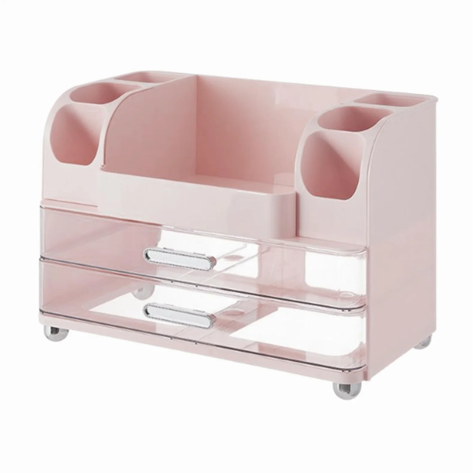 Organizzatore per Trucco da Toeletta Mensola Contenitore Cosmetici | Portacosmetici da Tavolo Organizzatore per Trucco, Toilette, Gioielli, Artigianato, per Bagno, Scrivania, Armadio, Ca
