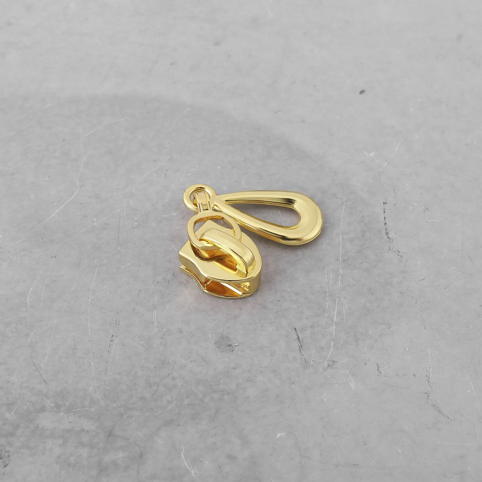 Cerniere Lampo Non Bloccabili 6 Mm Metallo A Forma Di Goccia Cursore 4 Cm Per Cerniere A Spirale In Nylon 20 Pz