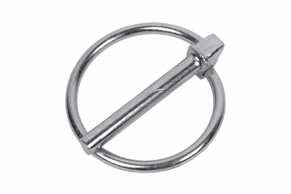 DOJA INDUSTRIAL Coppiglie ad anello Acciaio Zincato 4,5 x 37 50 Pezzi Perno a Scatto