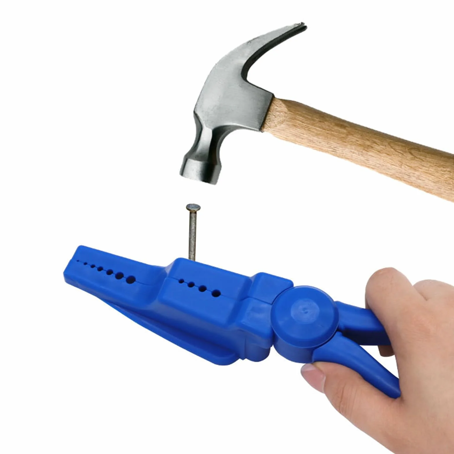 Pinze per unghie per chiodi a martello strumento di costruzione leggero guida per unghie