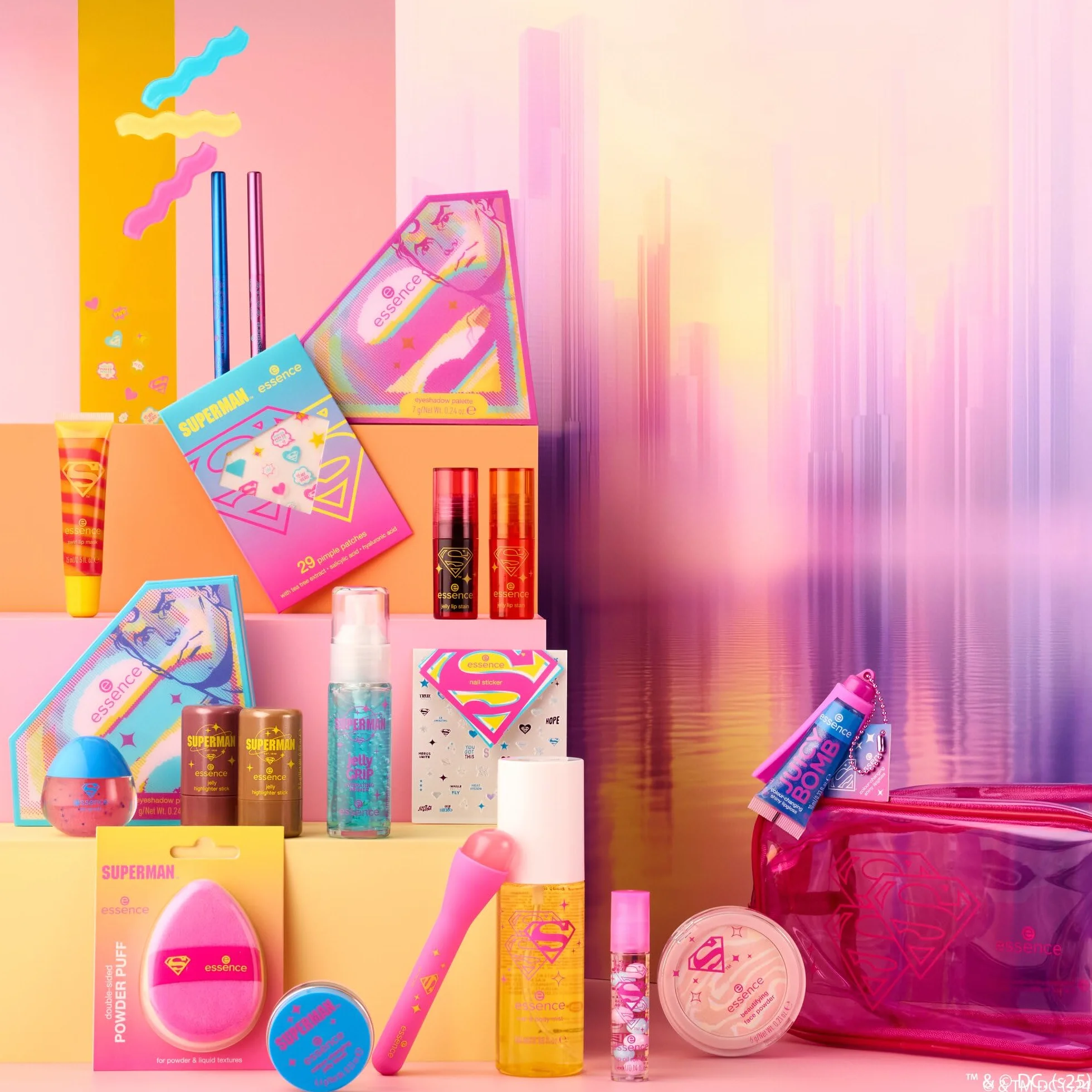 essence Superman stick illuminante in gel, rinfrescante, luminosa, rugiadosa, brillante (9.5g)