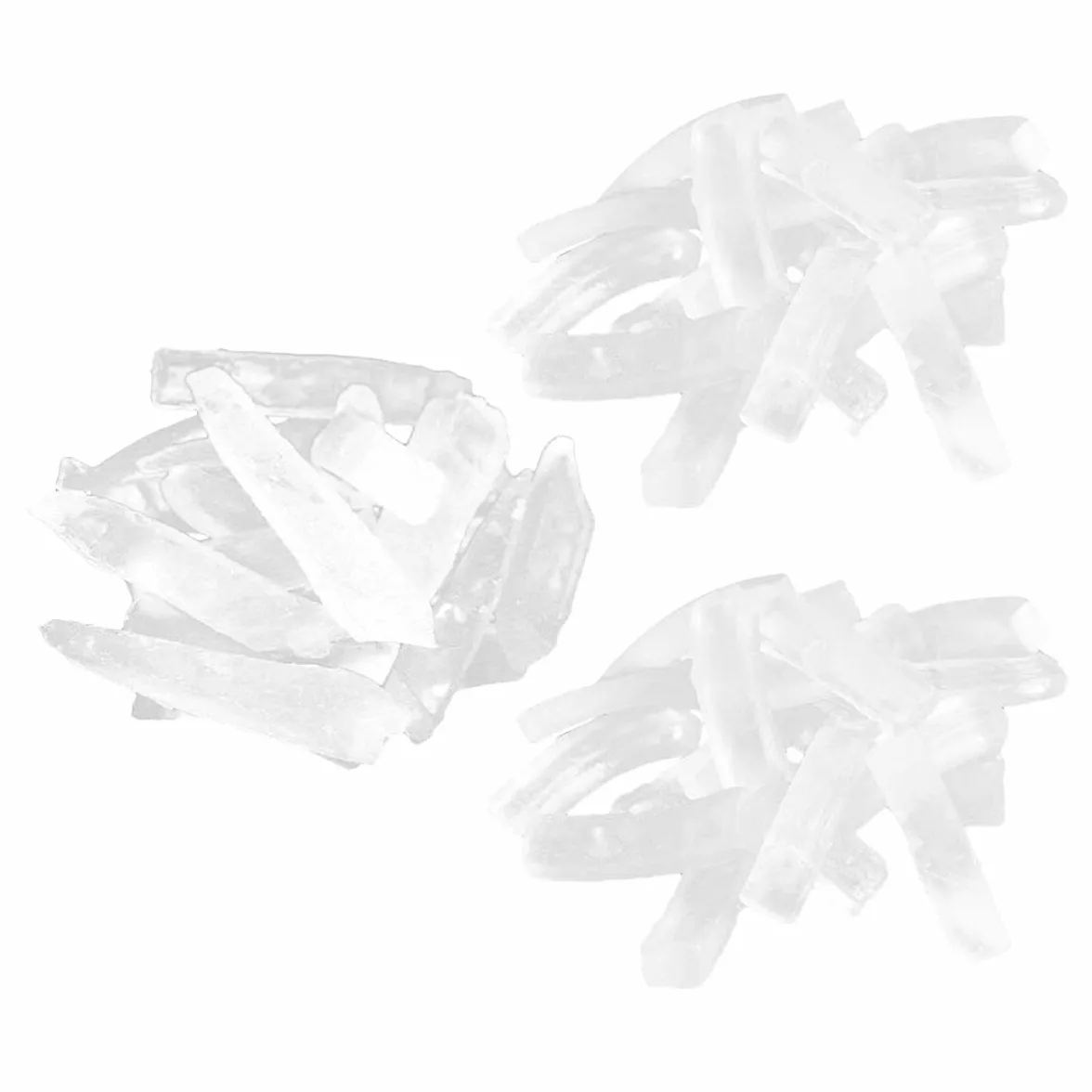 Milisten Base di Sapone Organico Trasparente per Bagno e Lavaggio a Mano, Facile da Pulire, Versatile, Confezione da 3 Borse per Tutta la Famiglia