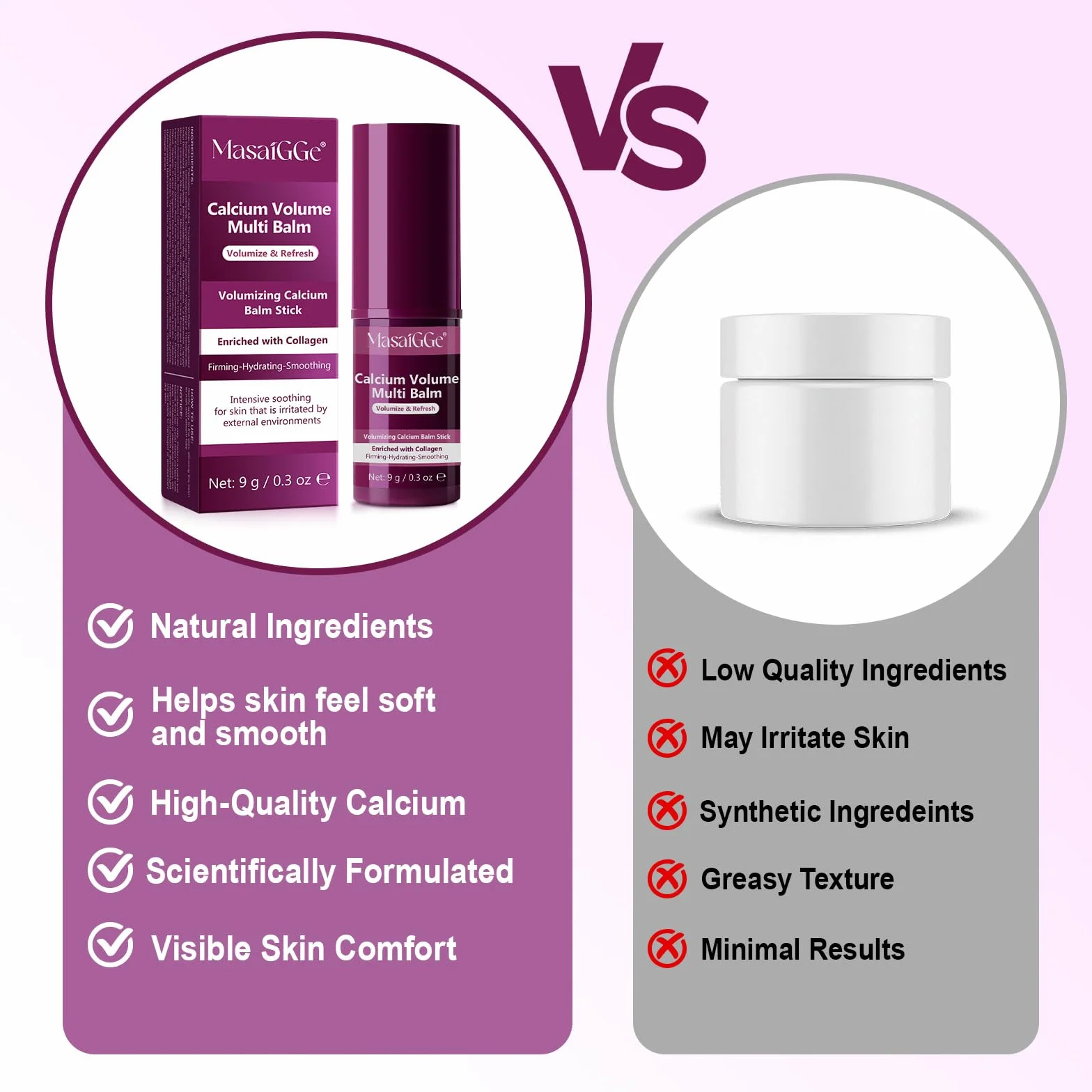 Calcium Volume Multi Balm, Stick Coreano Viso Antirughe, Crema di Calcio Anti-invecchiamento, Anti-caduci, anti rughe, adatto per gli occhi, il viso, il collo
