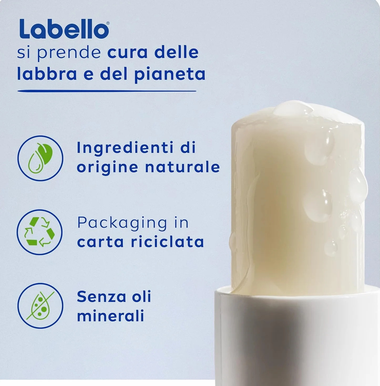 Labello Active For Men Balsamo labbra SPF15 4.8 g burro di karité