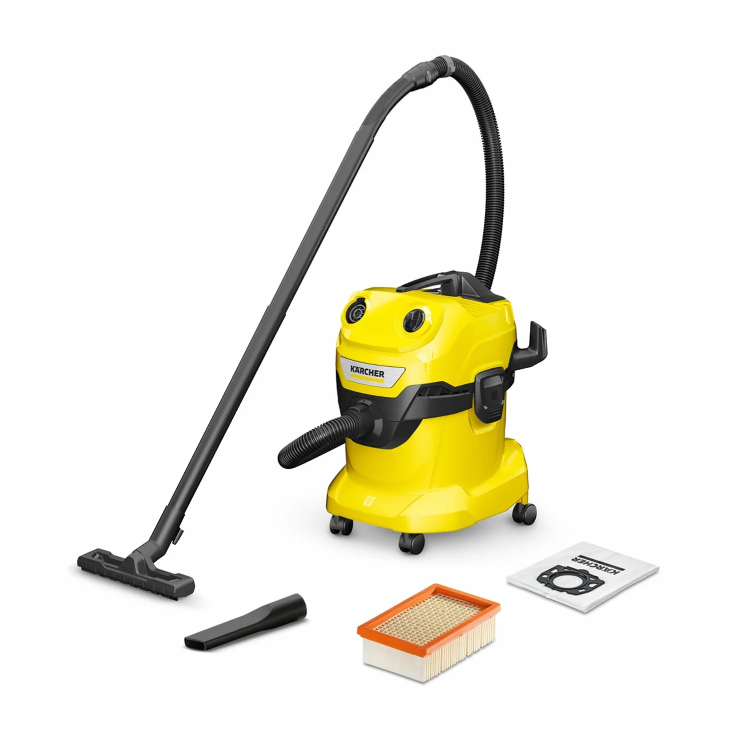 KÄRCHER WD 4 V-20/5/22 Aspiratore Solidi Liquidi 1000 W 20 l 2,2 m Soffiante