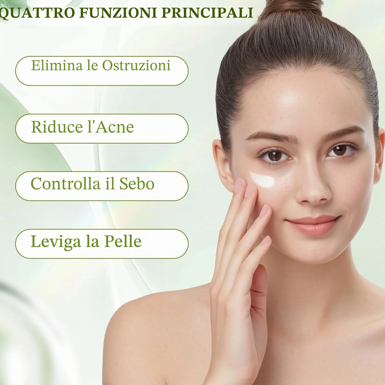 Crema Brufoli Viso, Crema Acne Potentissima, Combatte Efficacemente Acne, Brufoli e Punti Neri, Lenisce Rapidamente Gli Arrossamenti Cutanei, Adatto a Tutti i Tipi di Pelle, Ingredienti Delicati