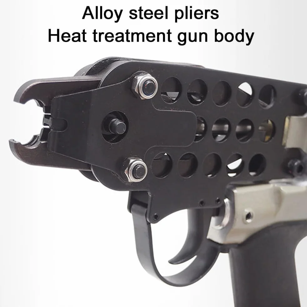 Pinza pneumatica per anelli a C 3,2-10 mm Pistola ad anello per cavi elettrici gabbie recinzione