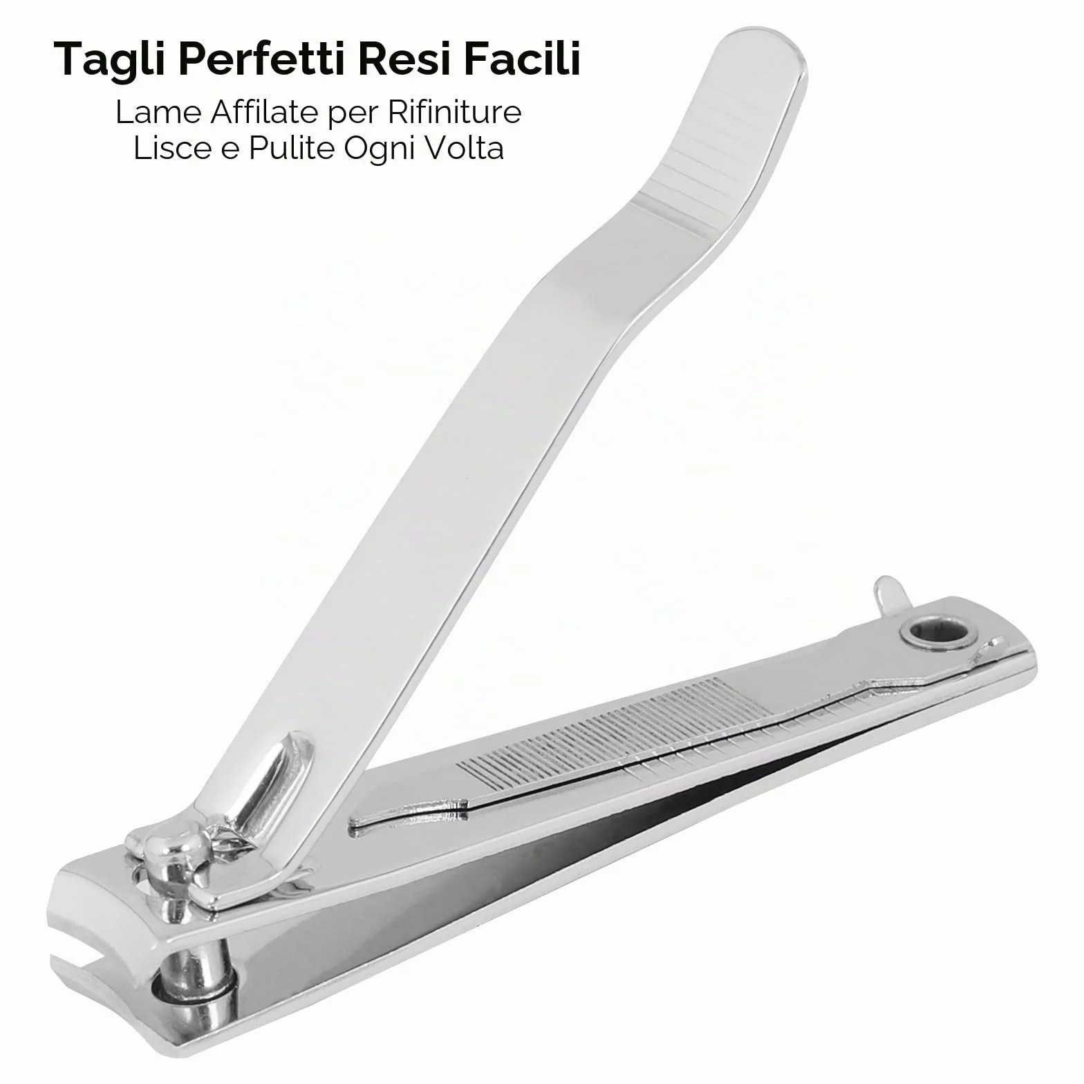SS INSTRUMENTX 1 Pezzo Tagliaunghie Resistente, Acciaio Inossidabile Taglia Unghie per Piedi per Unghie Delle Mani e dei Piedi, Tagliente, Duraturo Tagliaunghie Uomo & Donna