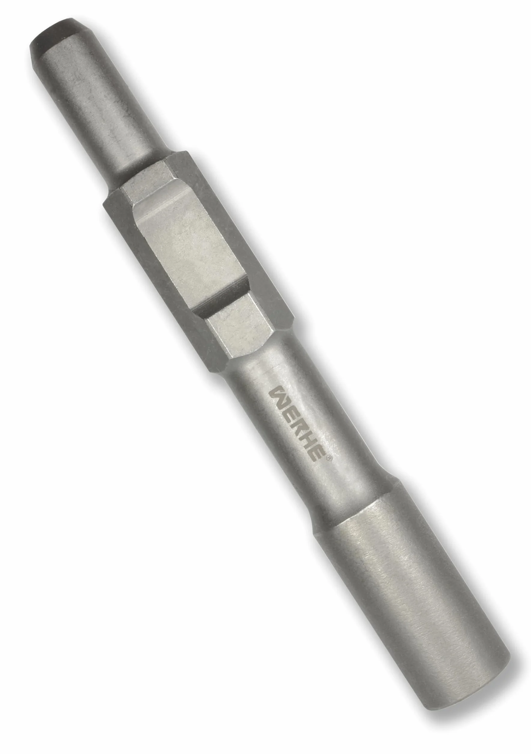 WERHE Chiodatrice professionale 25,5x35x260 mm per picchetti di terra con martello pneumatico esagonale 30 mm