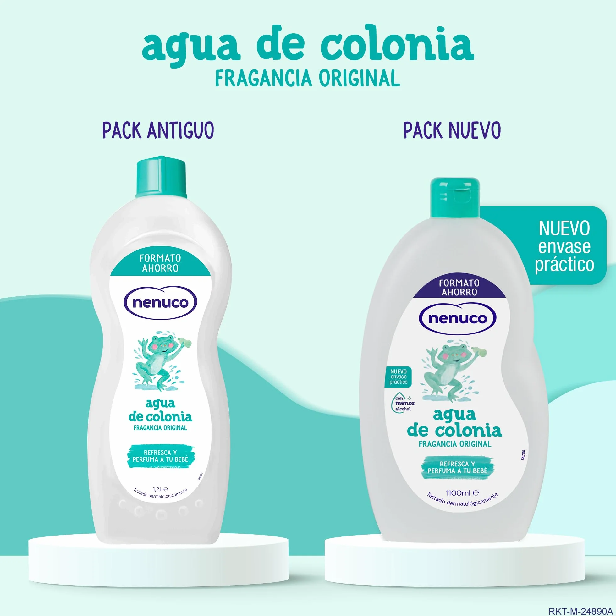 Nenuco Acqua di Colonia, Fragranza Originale, con Meno Alcol, Formato Risparmio 1100 ml