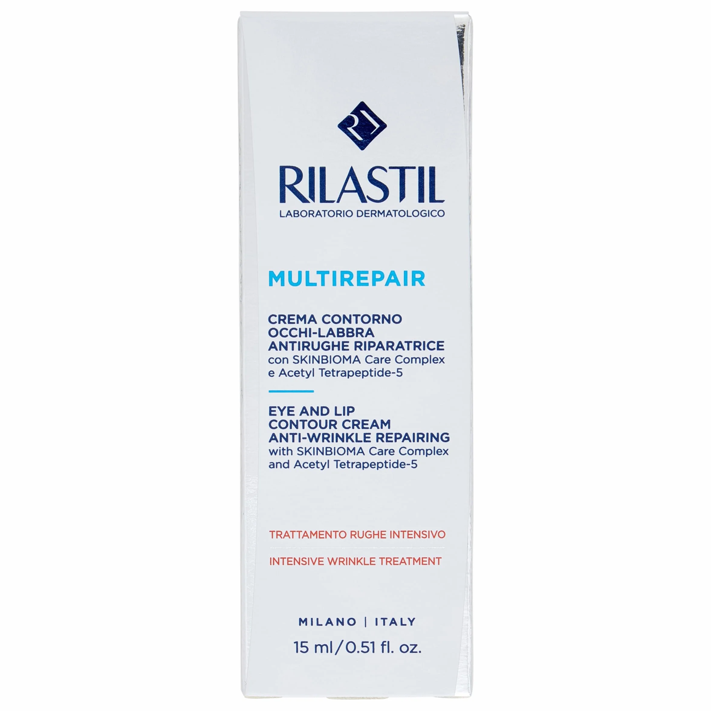 Rilastil Multirepair - Crema Contorno Occhi Labbra Antirughe Riparatrice, 15ml