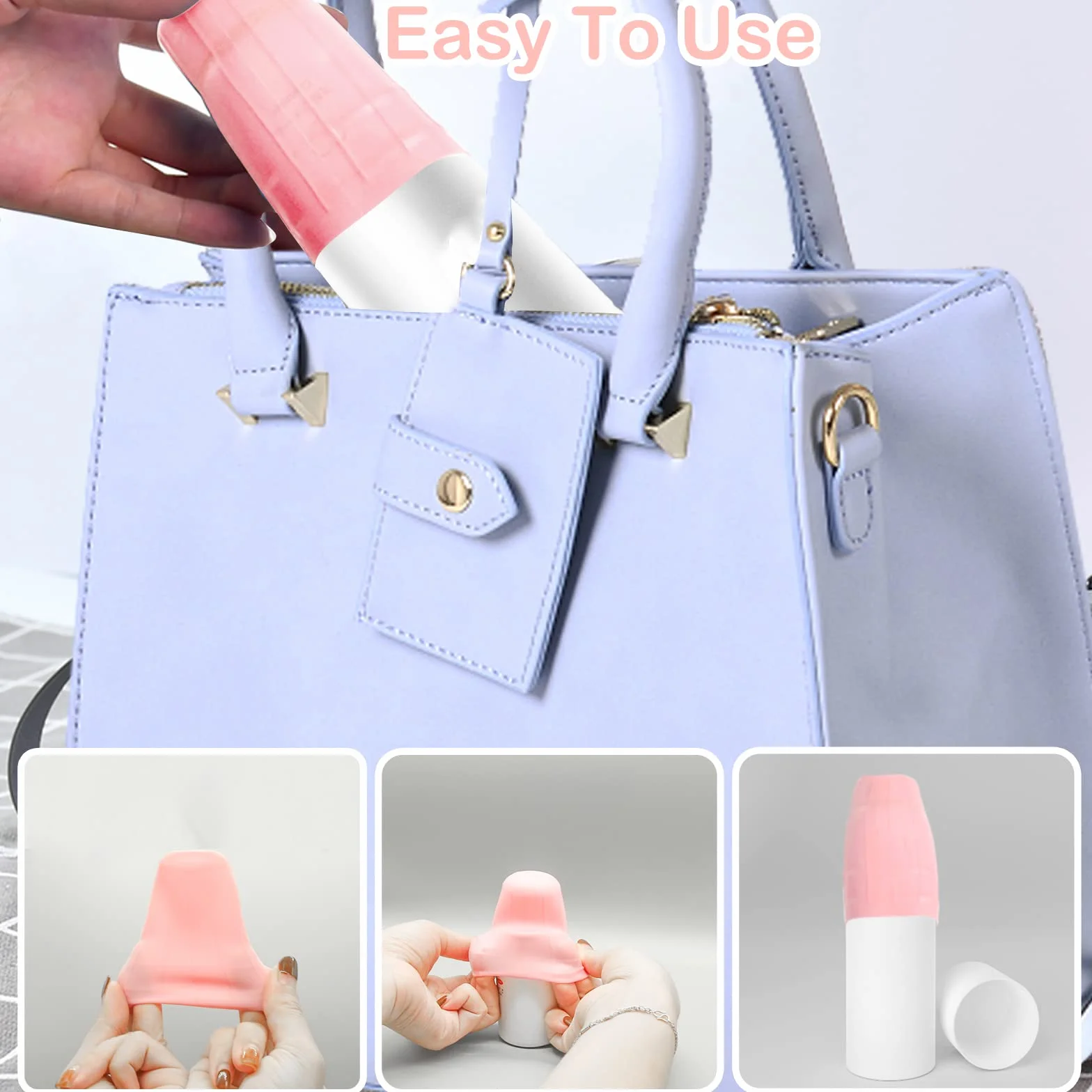 HINGTAI Elastic Sleeves Toiletry covers for Leak Proofing