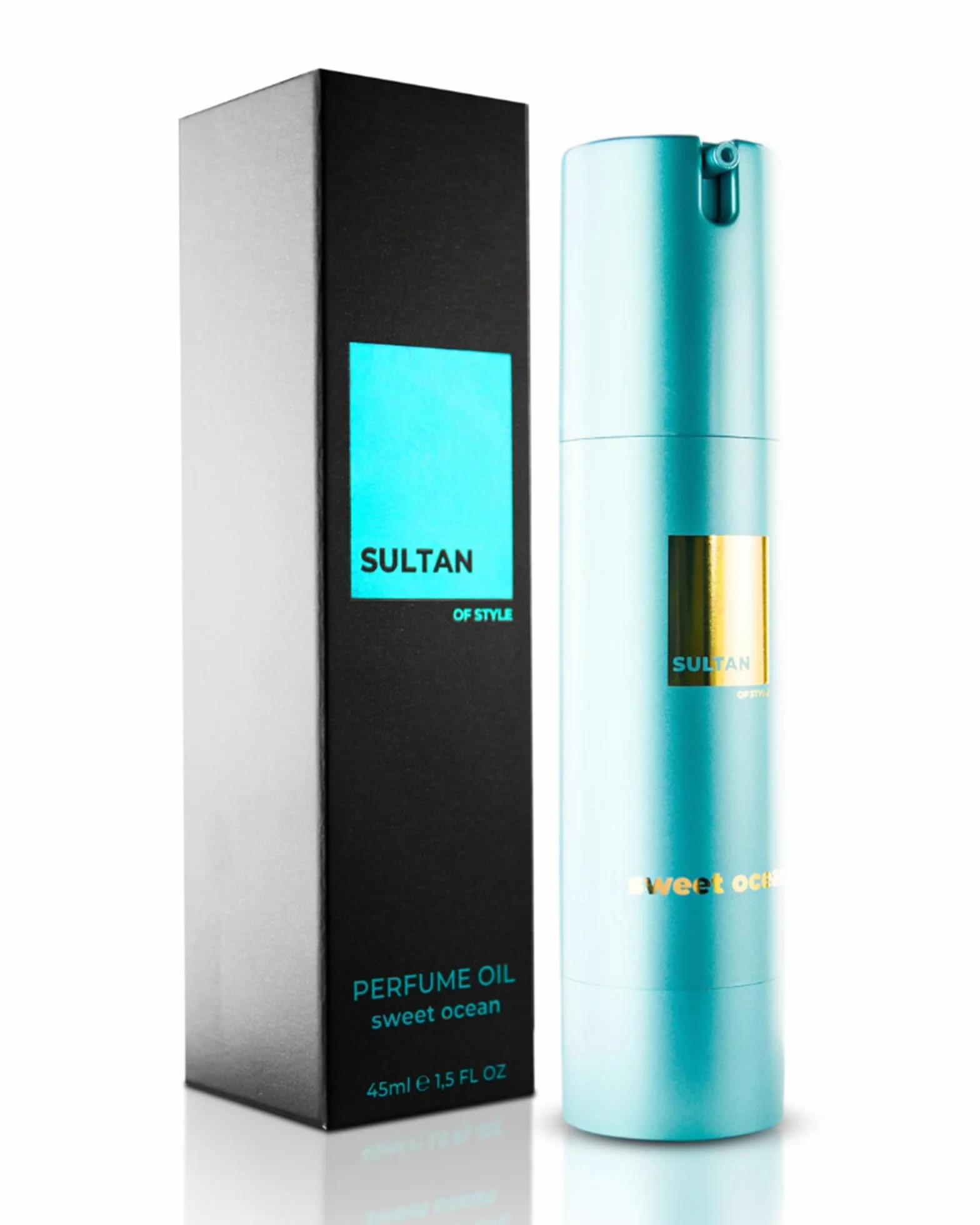Sultan of Style Sweet Ocean Perfume d'olio Uomo I Profumo fresco e dolce I 100% senza alcool I Olio essenziali idratanti I Regalo da uomo I Profumo uomo