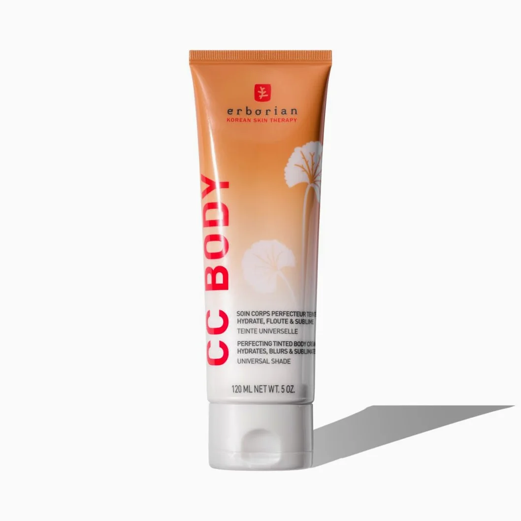 Erborian - CC Body Crème - Crema Corpo Perfectrice Colorata - Idrata, Leviga, Sublima - Uniforma la Texture della Pelle - Trattamento Cosmetico Coreano - Colore Universale - 120 ml