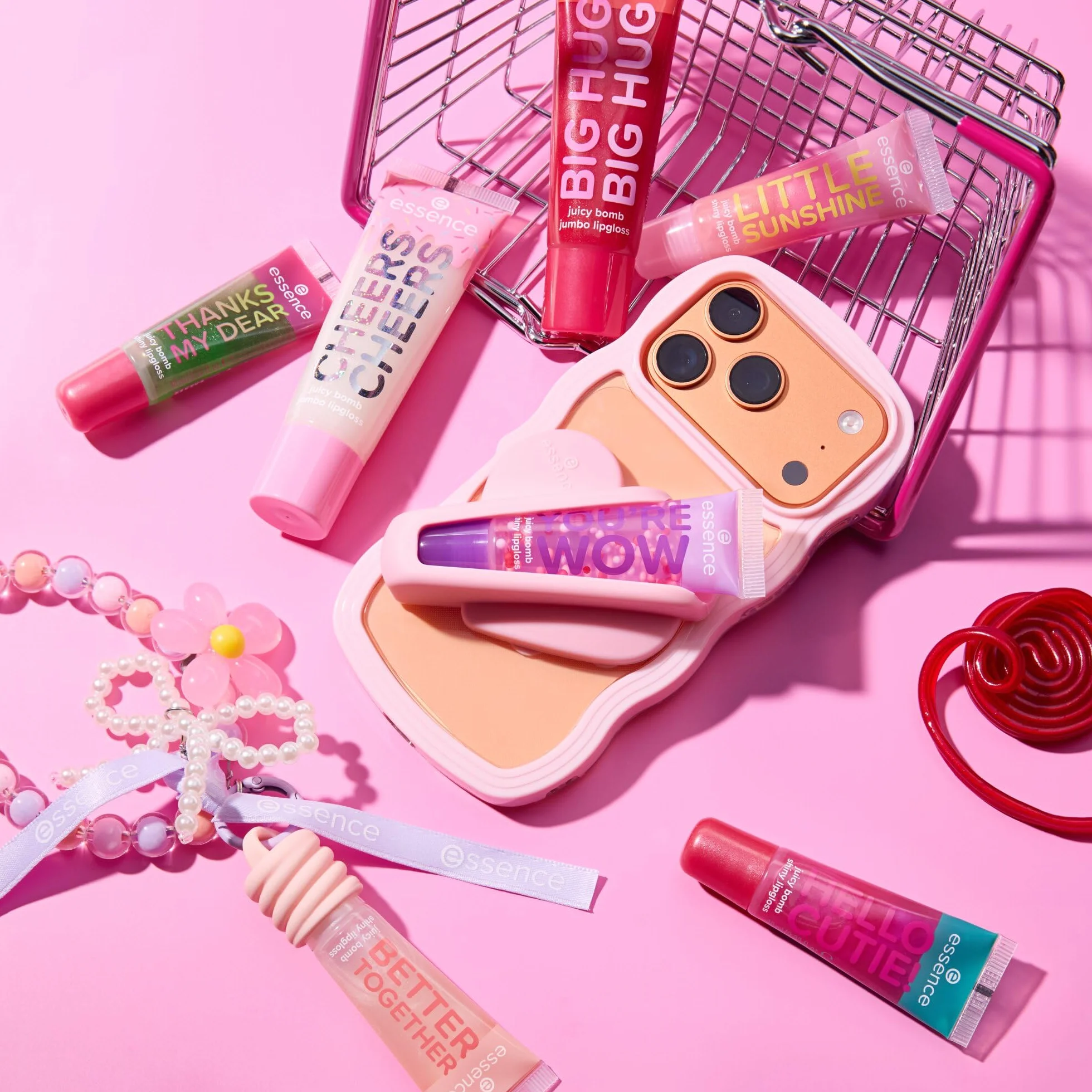 essence SAY IT WITH JUICY YOU’RE WOW juicy bomb lucidalabbra brillante, risultato istantaneo, lucida (10ml)