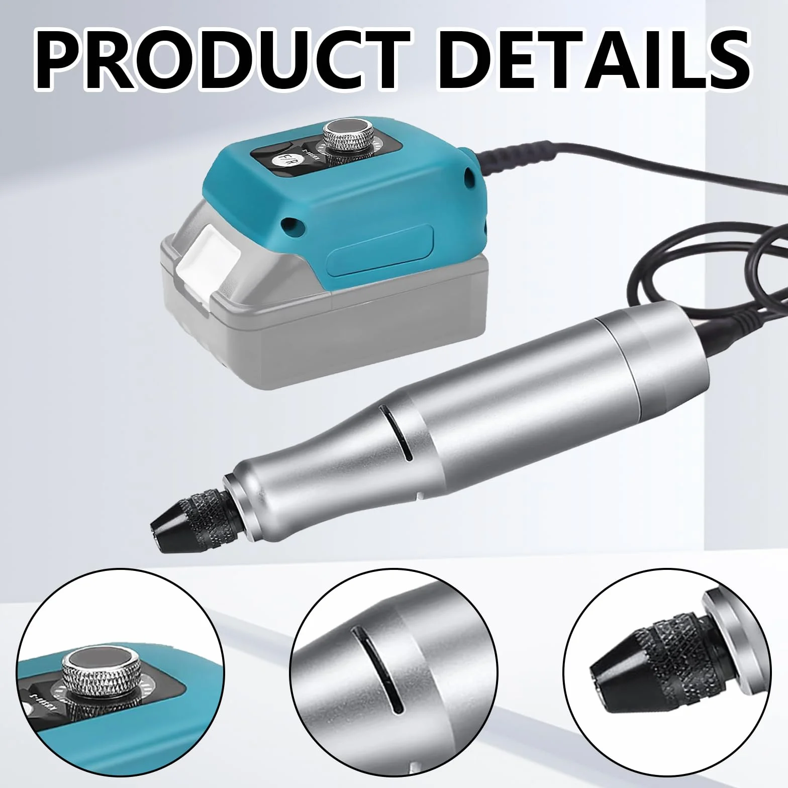 Makita 18 V Strumento Multifunzione a Batteria Senza Spazzole con 128 Accessori