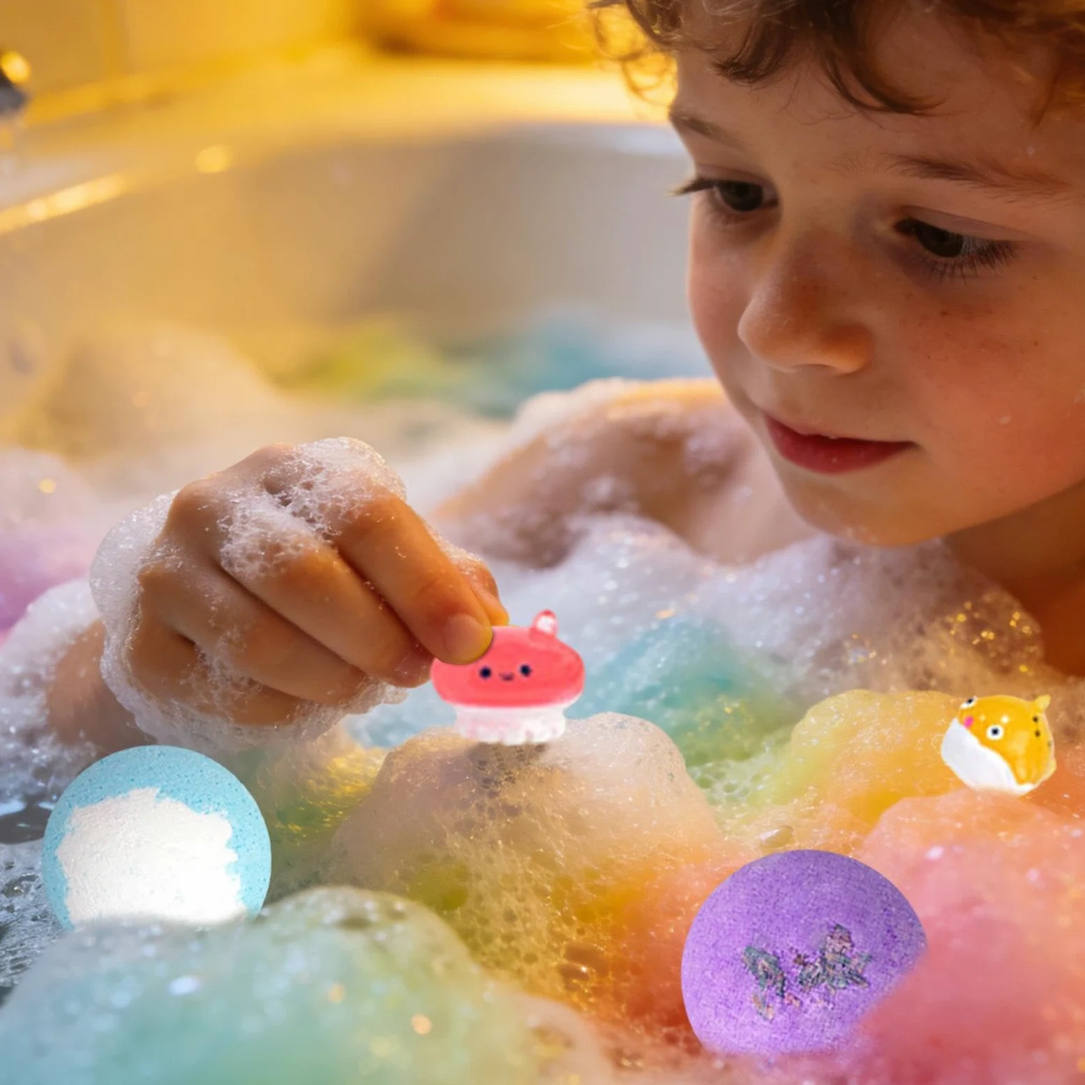 Bombe da Bagno Effervescenti Detergente Corpo Colorato Rilassante | Bombe Effervescenti Doccia per Relax, , Spa, Casa, Bagno, Hotel, Regalo Unisex
