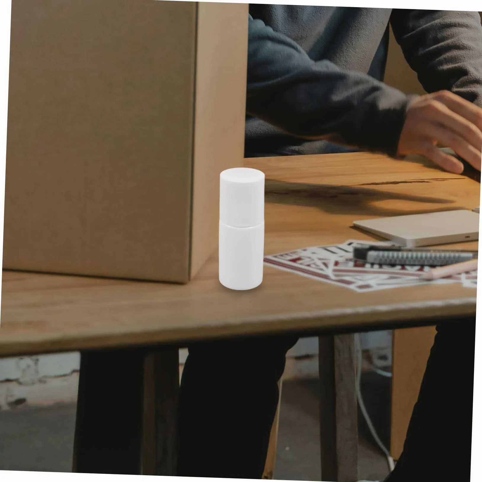 HEALLILY 6 flaconi vuoti con applicatore in spugna per liquidi, riutilizzabili, colla e per capelli, design compatto, ideale per viaggi, applicazione uniforme con plastica