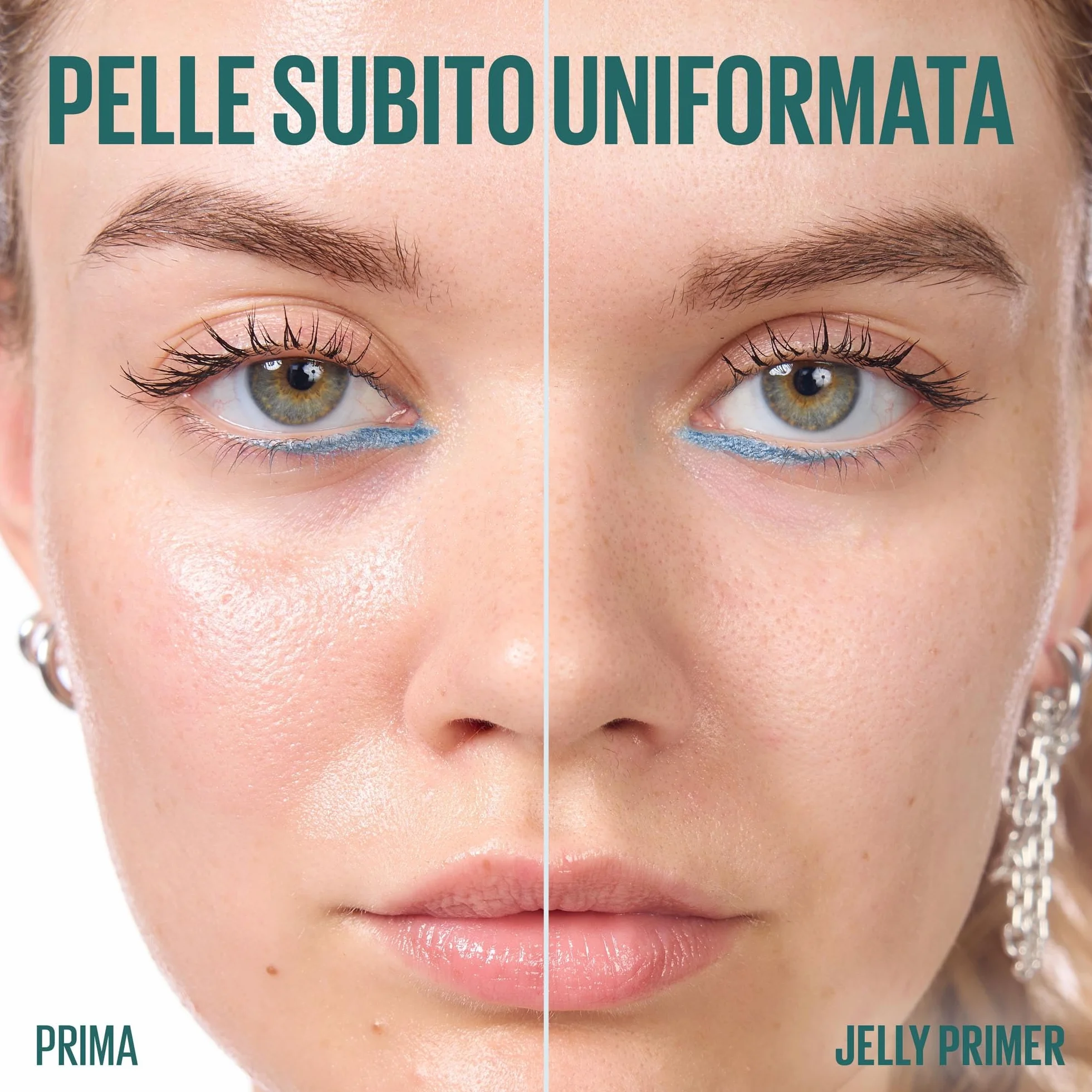 Maybelline New York Primer Idratante, Rende la Pelle Uniforme e Idratata per 24H*, Pori Meno Visibili e Lucidità Ridotta, Non Unge la Pelle, Arricchito Con Niacinamide, Poreless Jelly Primer, 30 ml