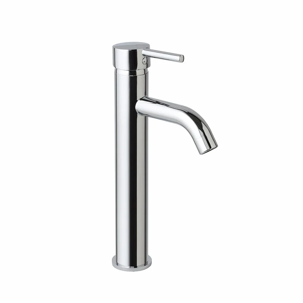 Kiamami Valentina Coppia Rubinetti Lavabo Alto Cromato Bidet Fassa