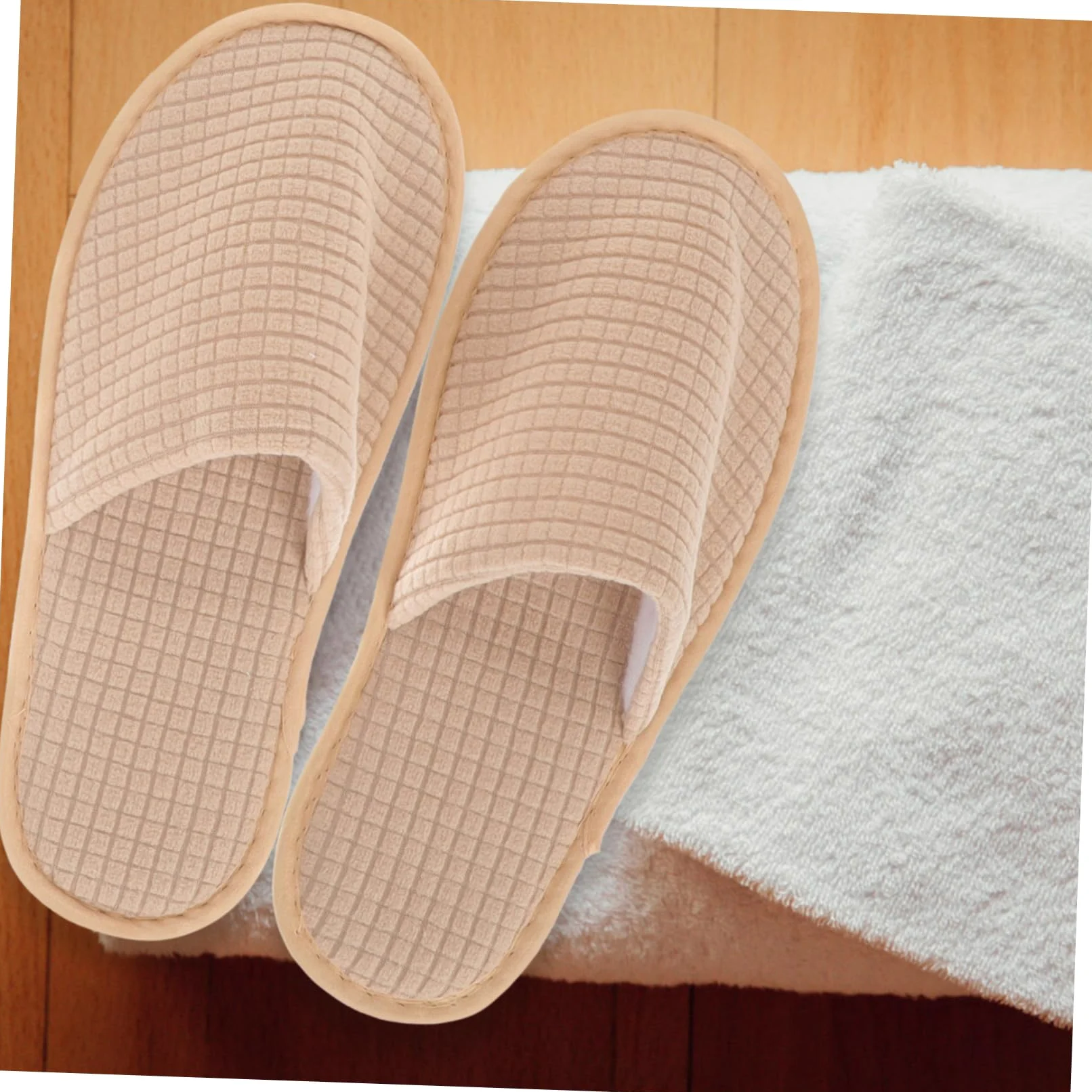 Pantofole Lavabili per Ospiti in Pile, 6 Paia per Viaggio e Hotel | Confezione da 6, Uso in Casa e Spa, Design Leggero per Clienti e Accoglienza