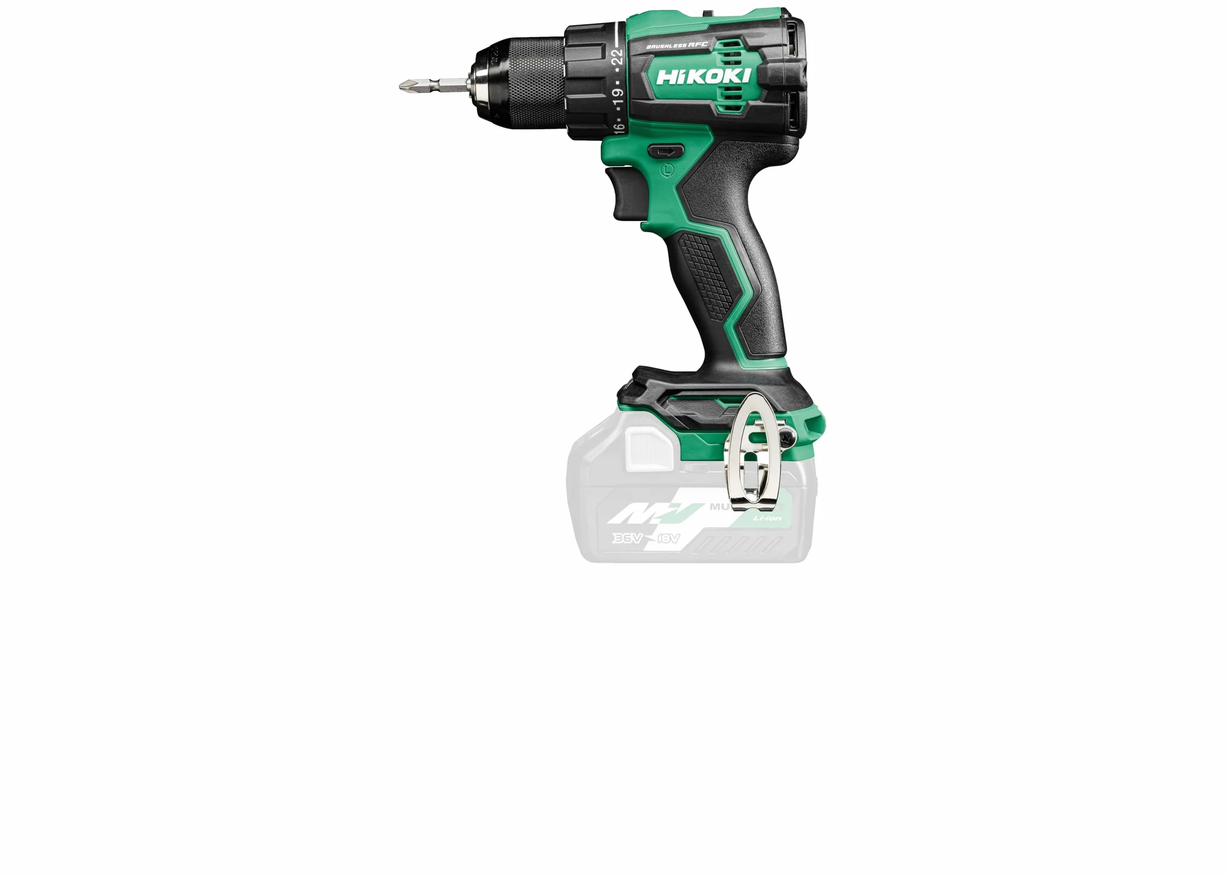HiKOKI Kit Combinato a Batteria Trapano Avvitatore Avvitatore a Impulsi Smerigliatrice Angolare Martello Perforatore 3 Batterie 5.0Ah Caricabatterie Borsa da Trasporto