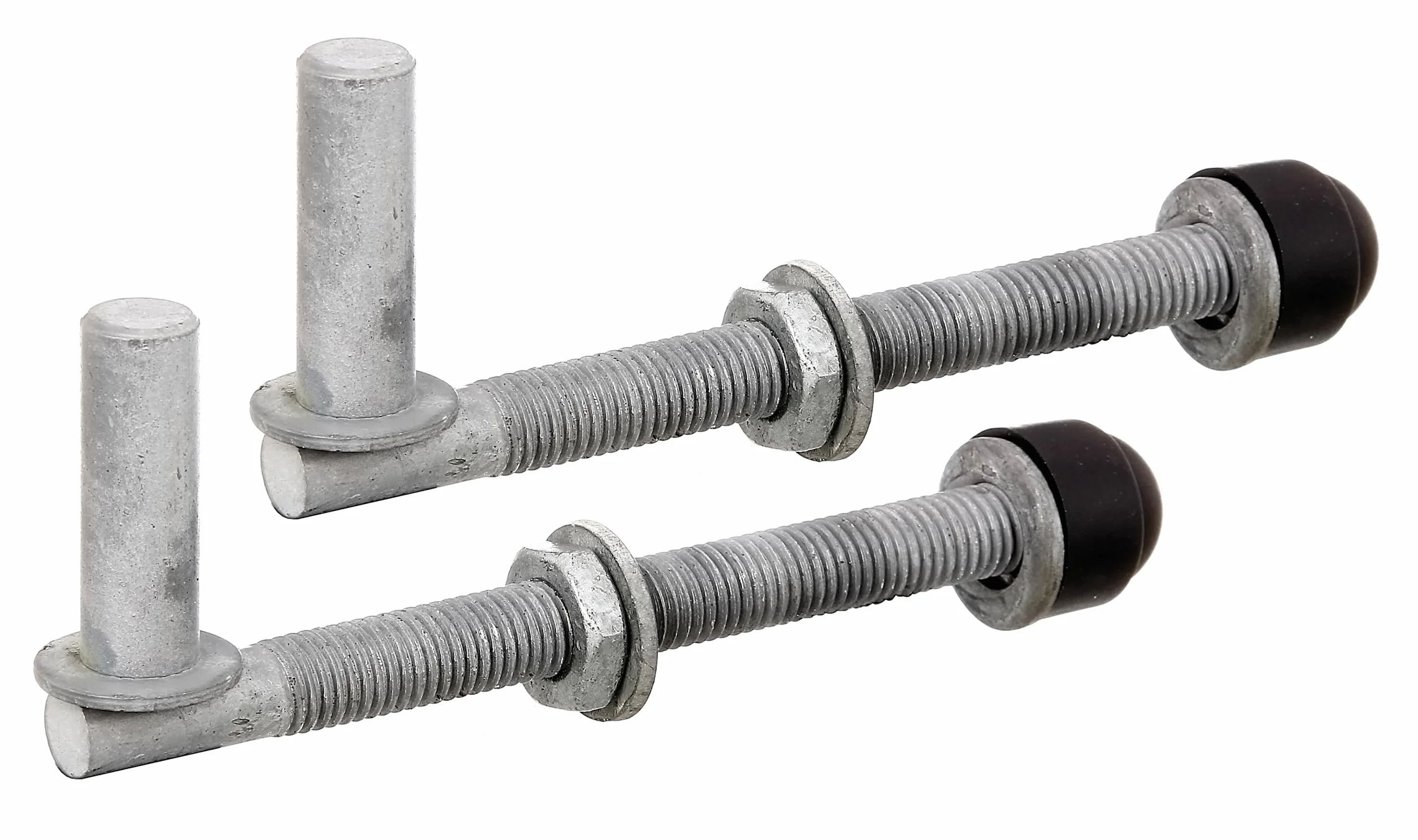 Alberts Cardine regolabile zincato a caldo entrata Ø13 mm lunghezza 140 mm filettatura M12