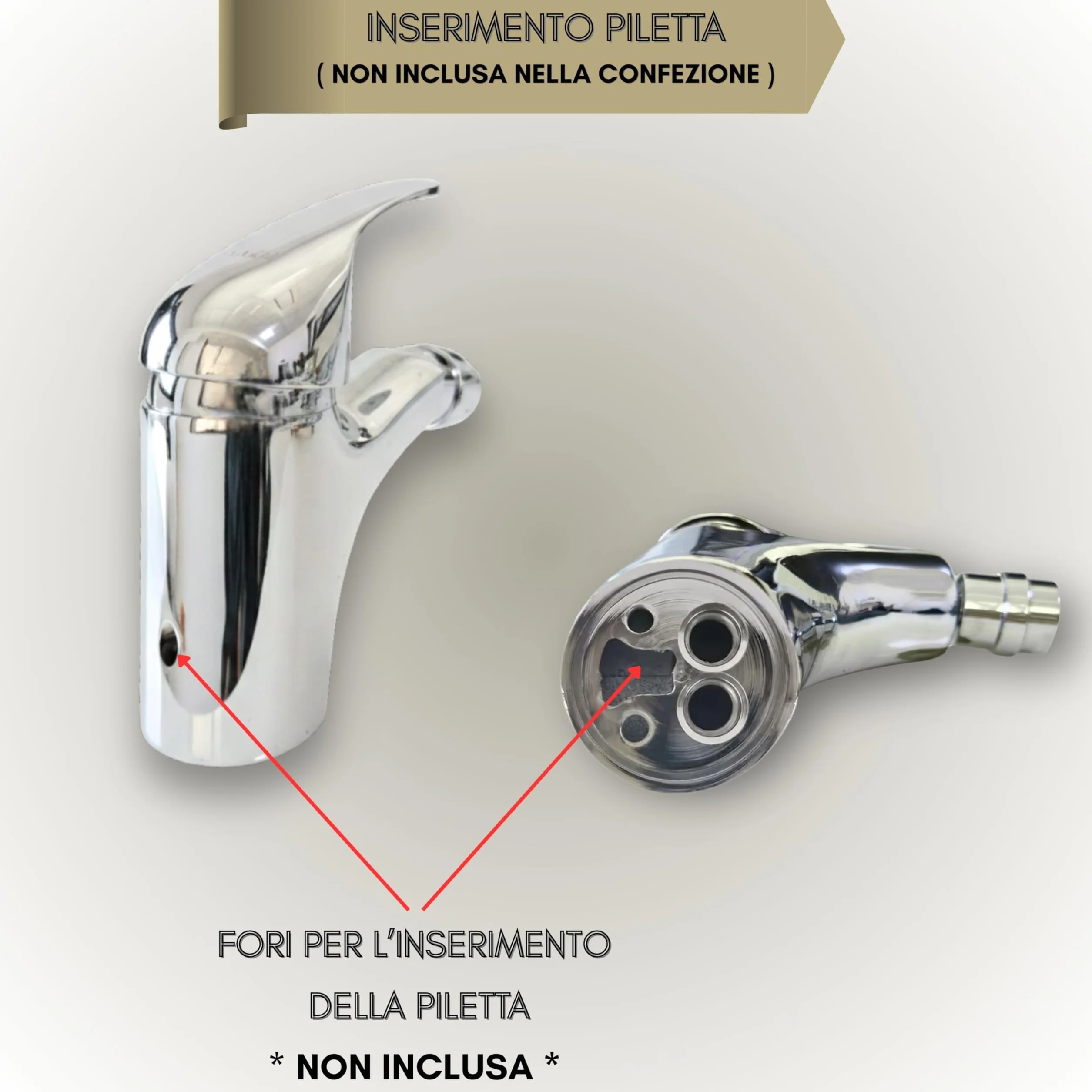 Yasta Rubinetto Bidet Miscelatore Argento con Testa Mobile Orientabile 360 Gradi per Lavabo Lavandino, Leva Monocomando