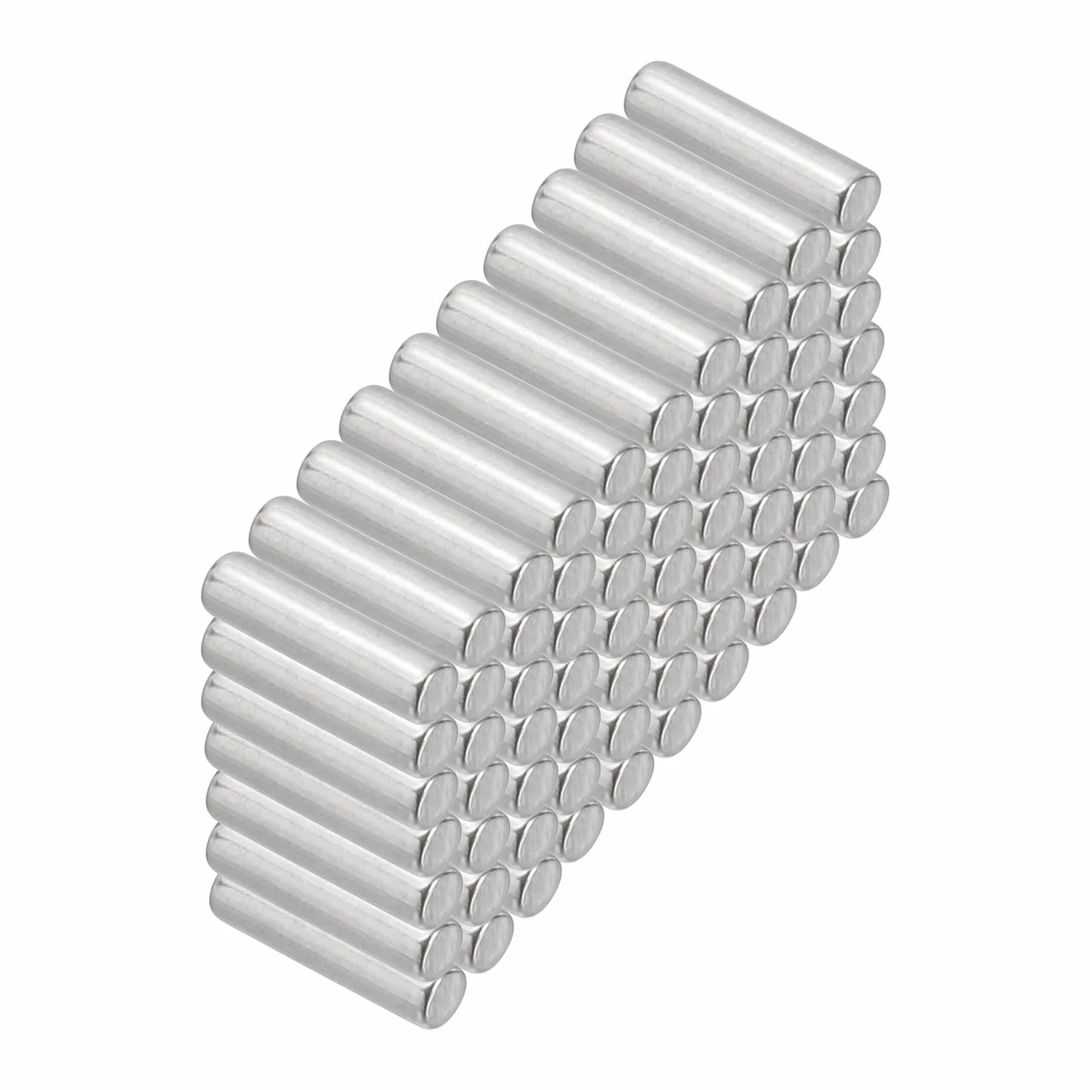 PATIKIL 50pz Tasselli in 304 Acciaio Inox 3 x 10mm, Spina Centraggio Perni Metallo Cilindrica per Mensole