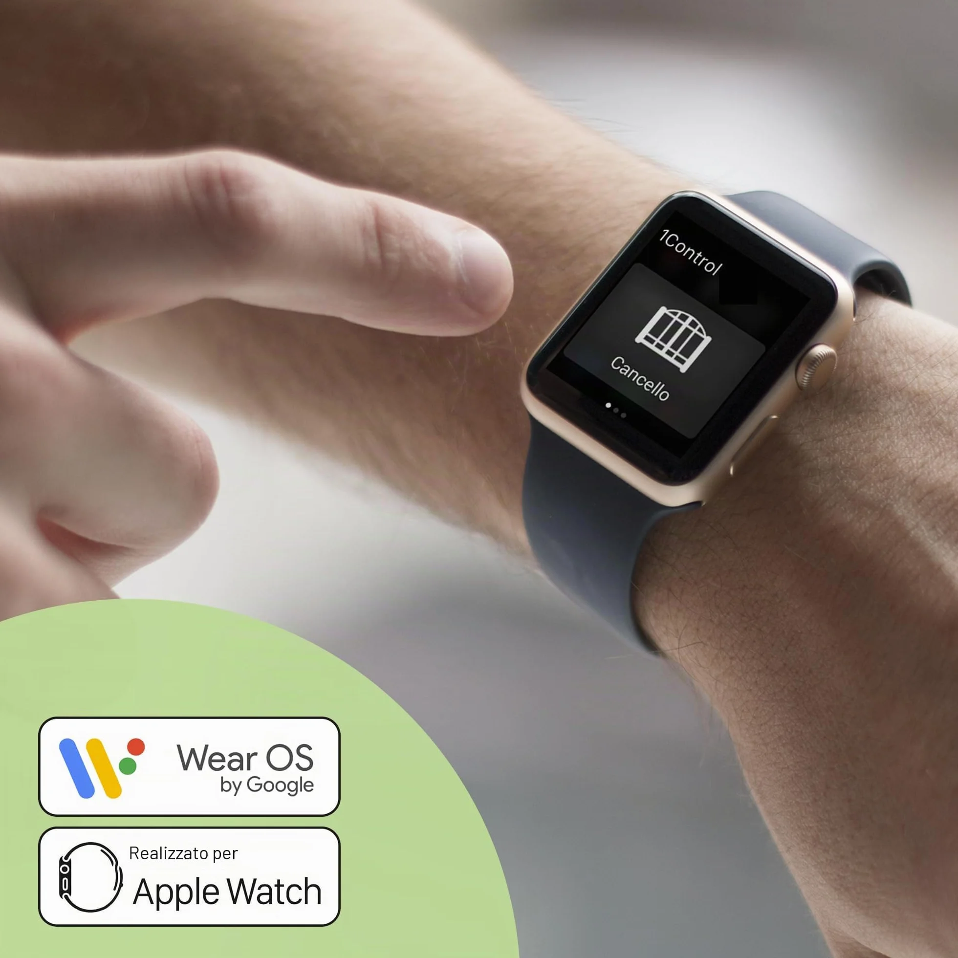 1Control SOLO Apricancello da Smartphone – Apri Cancello e Garage con Telefono e Smartwatch – Bluetooth, Rolling Code, Made in Italy