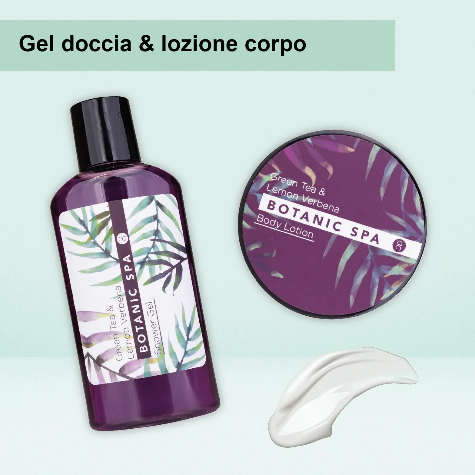 accentra Gift Set Botanic SPA in un cesto decorativo di seagrass, set da bagno e doccia - da 5 pezzi , miglior regalo per il compleanno, San Valentino, ecc.