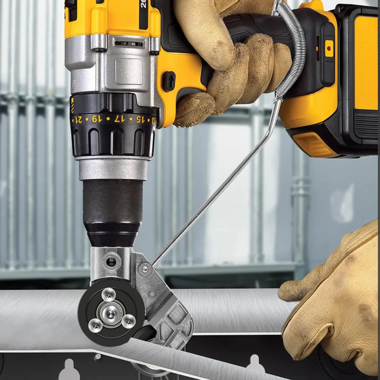Drill Cut Pro Metal Plate Cutting Attacco per fresa elettrica per trapano adattatore per taglio lamiere roditrice in metallo ferro rame alluminio acciaio