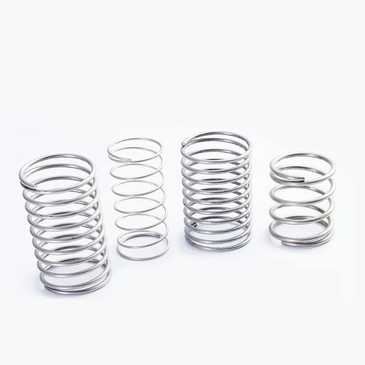Molla di compressione in acciaio inox 316, 2.5x24x50mm, 5 pezzi, Argento
