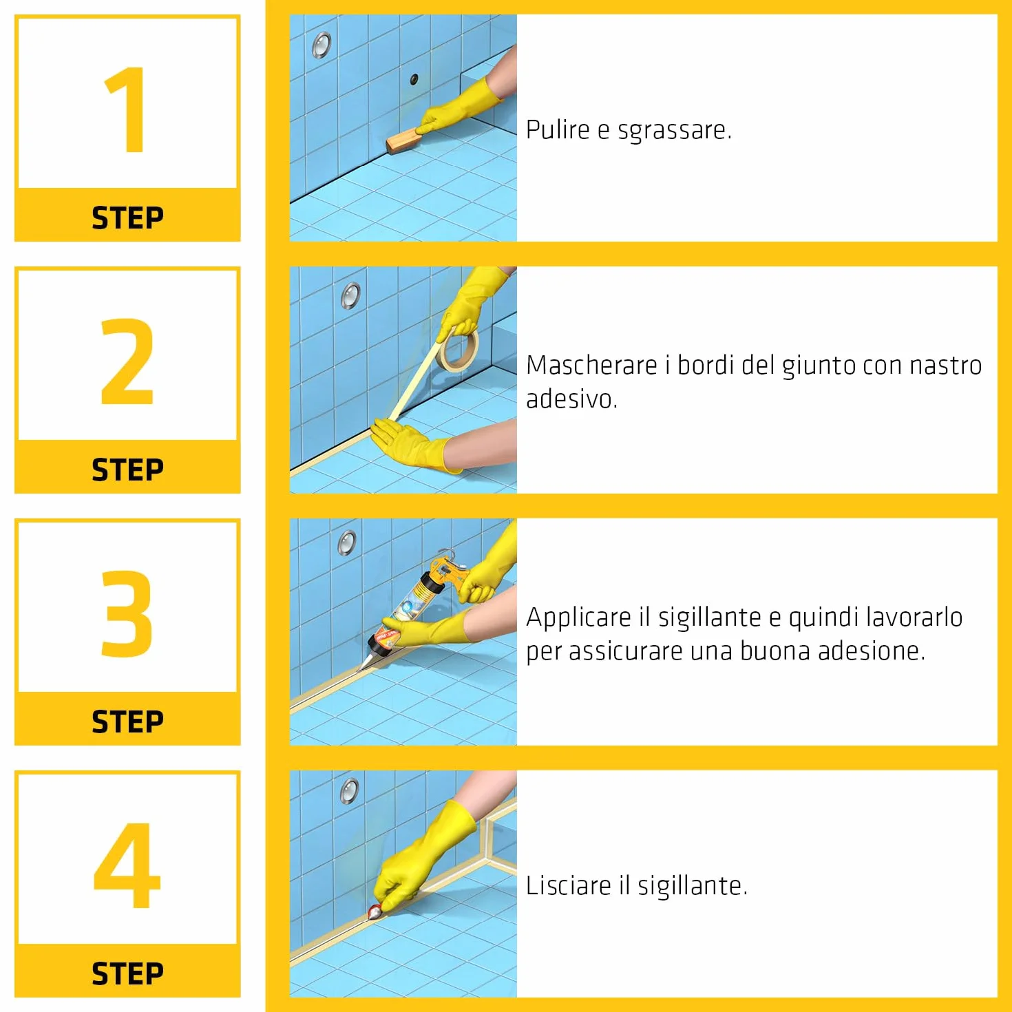 SIKA Sikasil Pool Silicone per Piscine e Zone Umide Bianco Resistente al Cloro 300ml