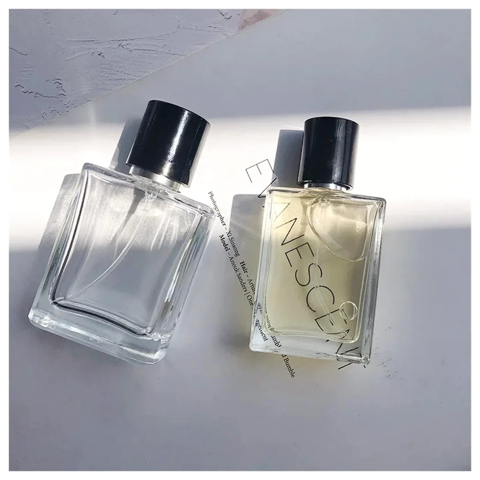 Flacone Spray Vuoto 2 flaconi di profumo vuoti, campioni, spray da viaggio, grande capacità, imballaggio for donna, sottobottiglia