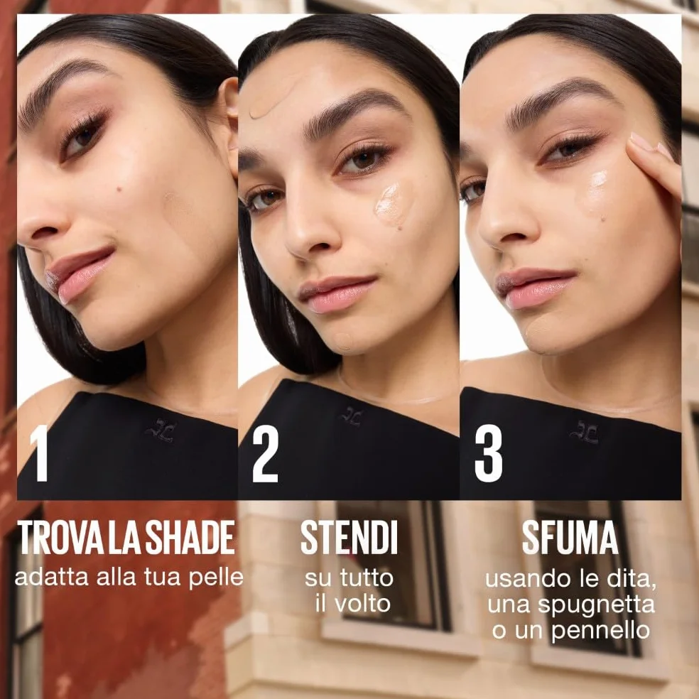 Maybelline New York BB Cream SPF50, Pelle Uniforme, Idratata e Protetta, Arricchita con Pigmenti Che si Uniformano all'Incarnato, Con il 90% di Ingredienti Skincare, Fit Me BB Nude, Tonalità: 50, 30ml