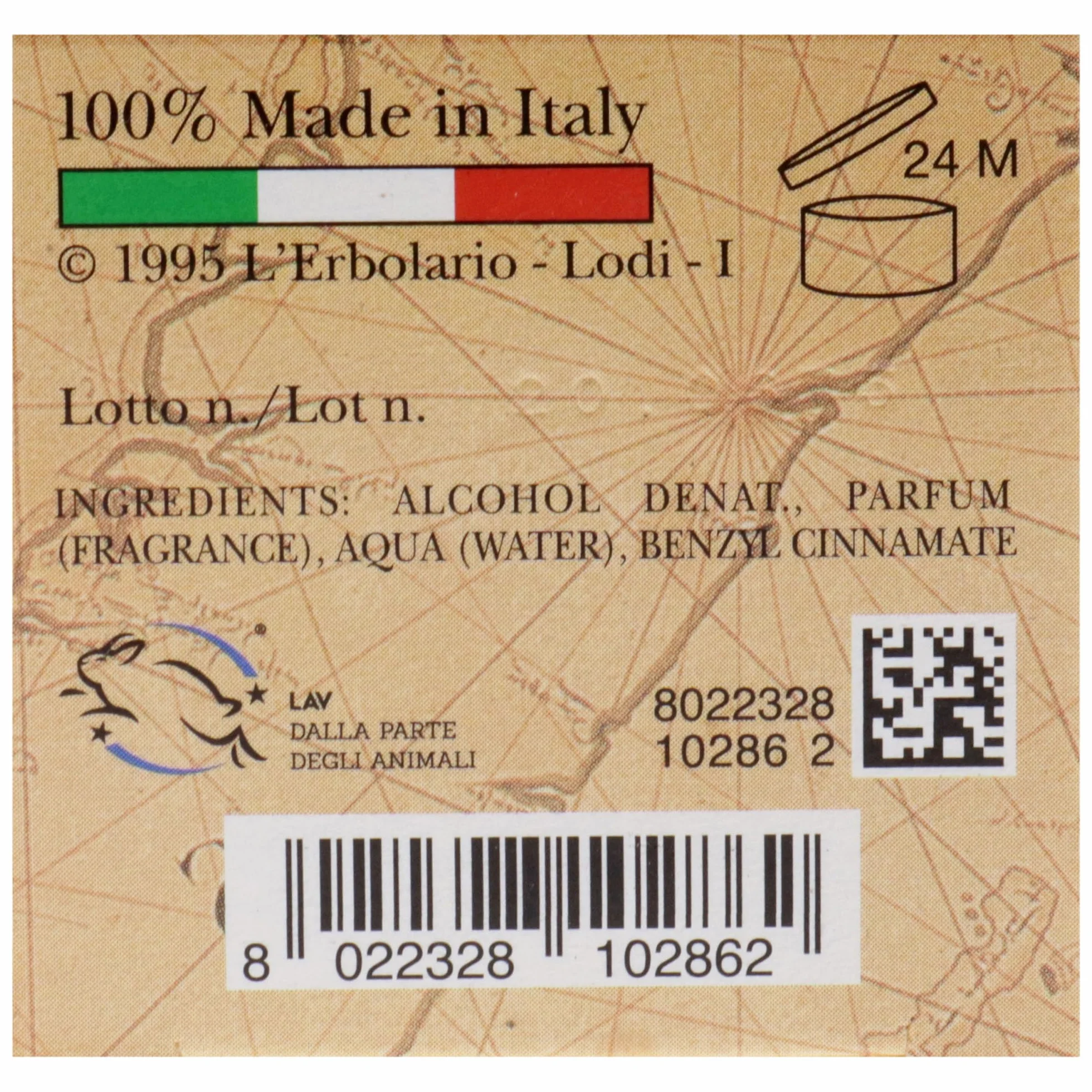Lerbolario Perfume Vanilla, 50 ml, Confezione da 1, 1