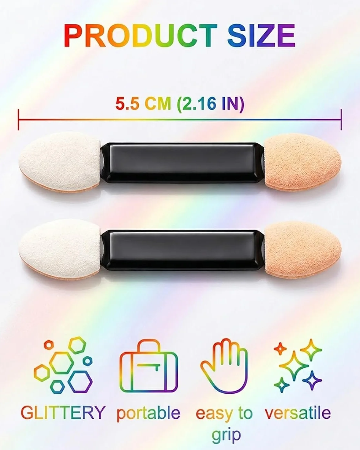 Brillantini Paillettes Glitter 12 Colori con 2 Pennelli - Set per Trucco Viso, Corpo, Capelli. Ideale per Festival, Carnevale, Feste & DIY Creativo.