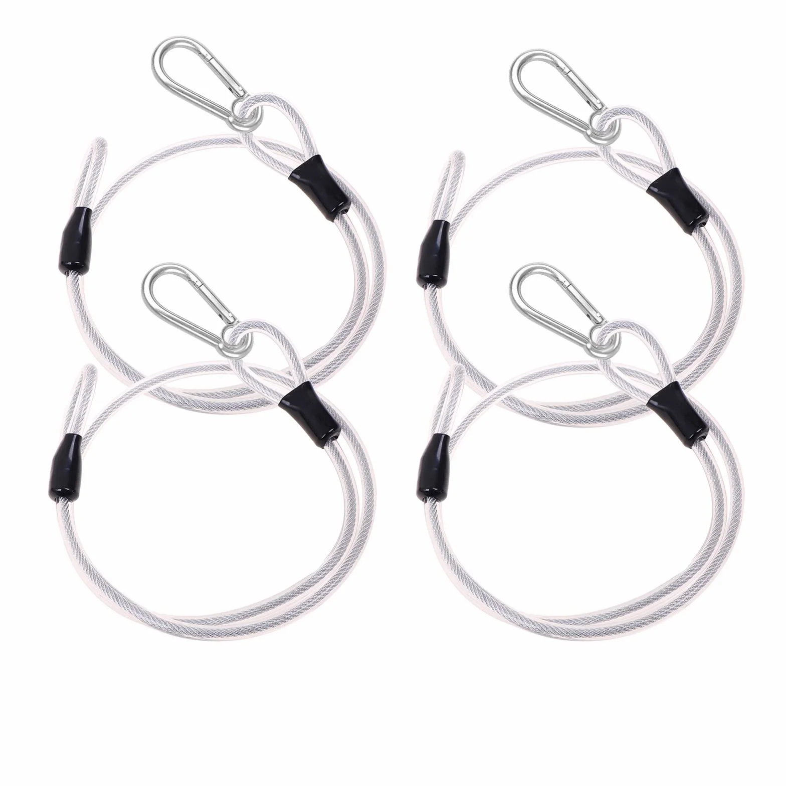 Cavo Acciaio Inossidabile Intrecciato Doppio Anello 3 mm per Biciclette Bagagli