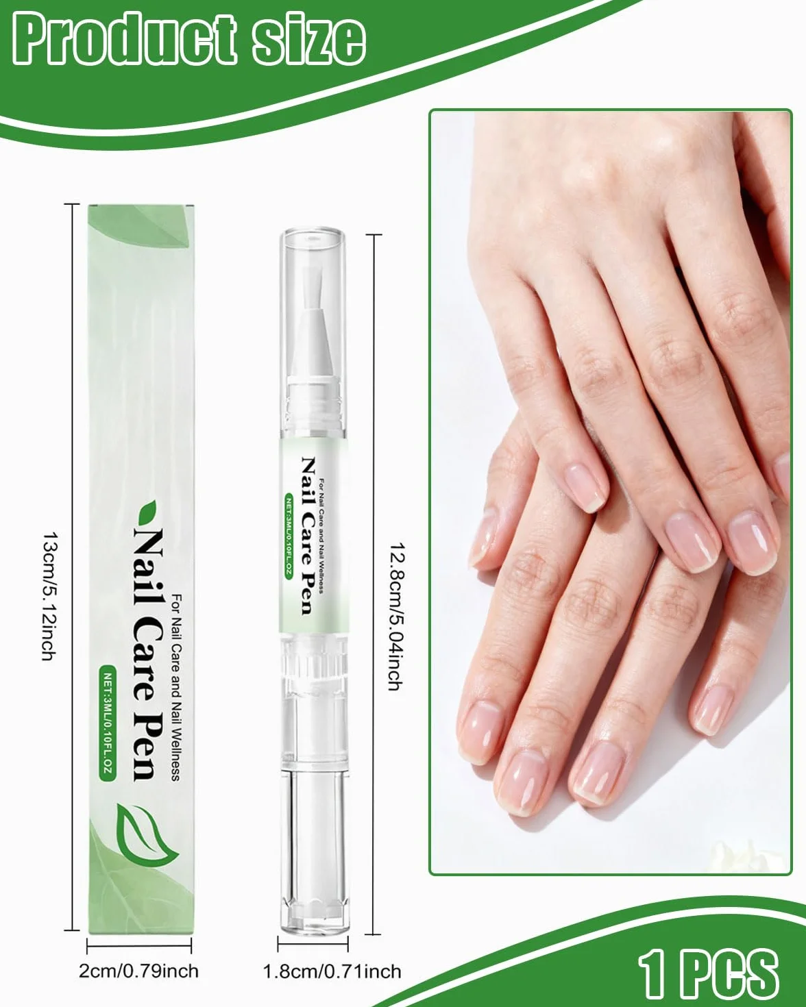 Health Routine Nail Care Pen – Cura Cosmetica in Caso di Infezione Fungina delle Unghie in Modo Rapido ed Efficace | Per Unghie delle Mani e dei Piedi Curate | nail care pen per micosi