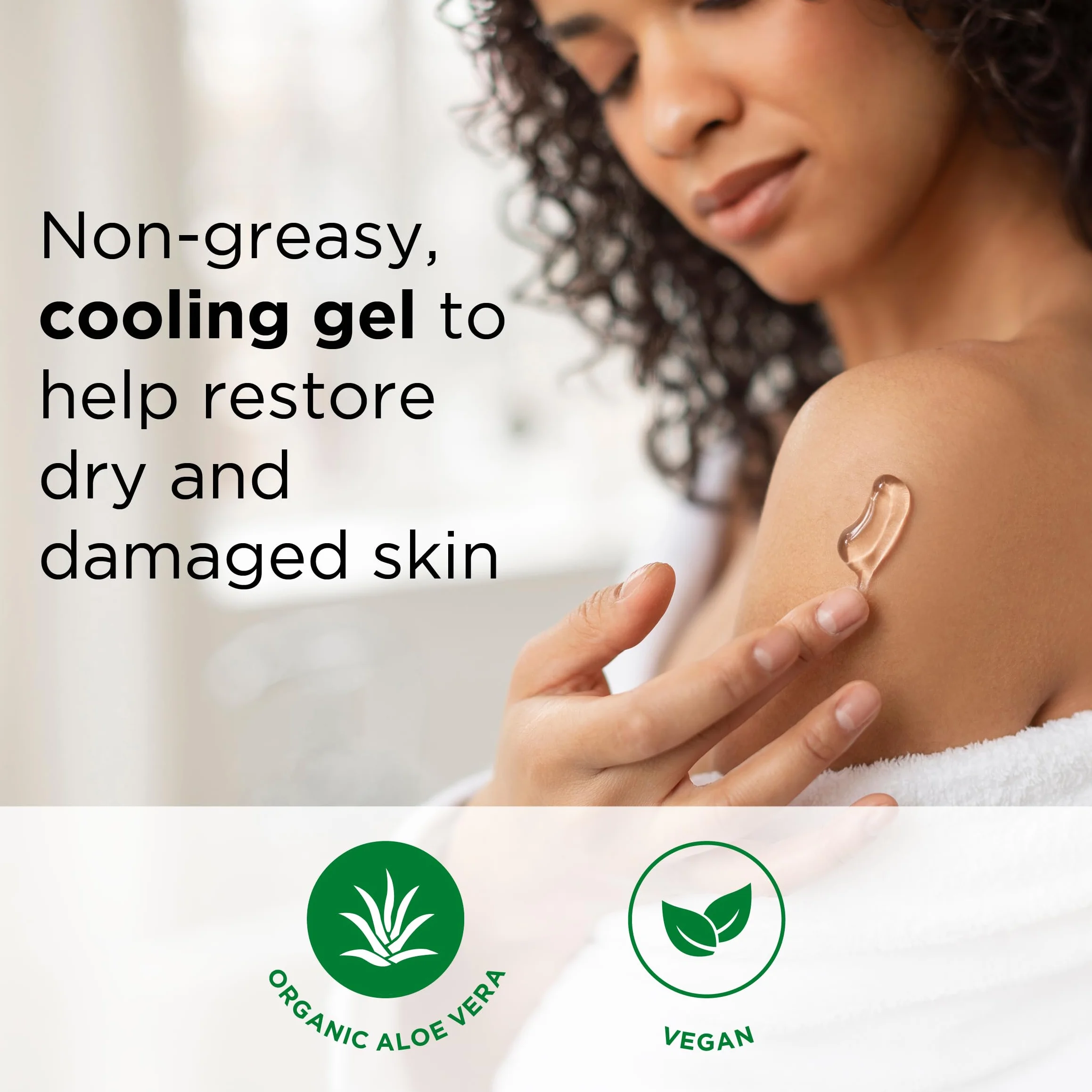 Gel Aloe Pura Aloe Vera, Naturale, Vegano, Senza Crudeltà, Senza Parabeni e SLS, Rinfrescante, Lenitivo, 100ml