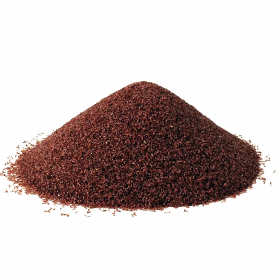 Garnet Abrasivo 80 Mesh 25Kg Sabbia per Sabbiatrice Durezza Mohs 6-7 Riutilizzabile Metallo Legno Vetro