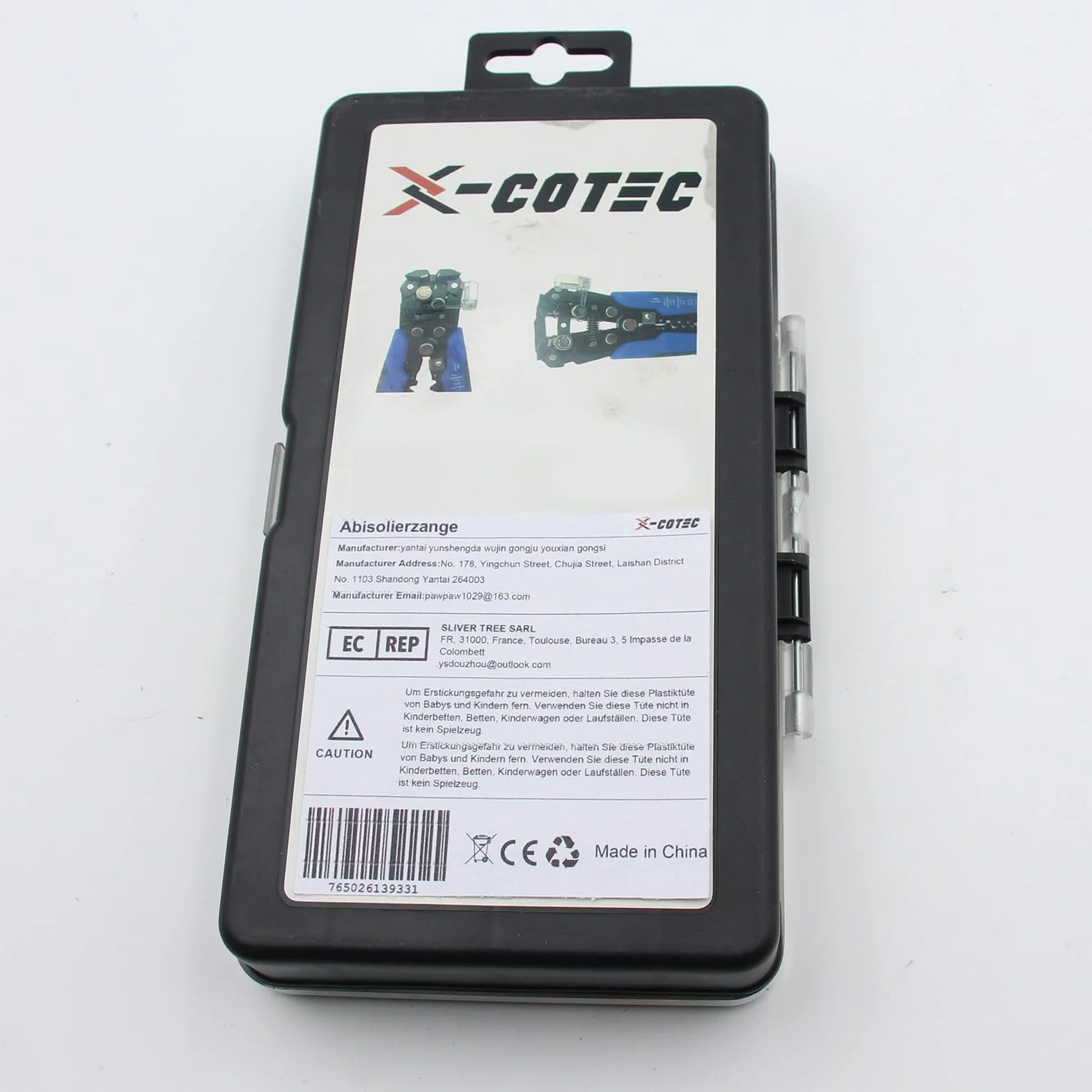 Pinza Spelafili Elettricista 3 in 1, Pinza Spellacavi Elettrici Professionale, Spellafili e Tagliafili Multifunzione, a Crimpare per Cavi 24-10 AWG