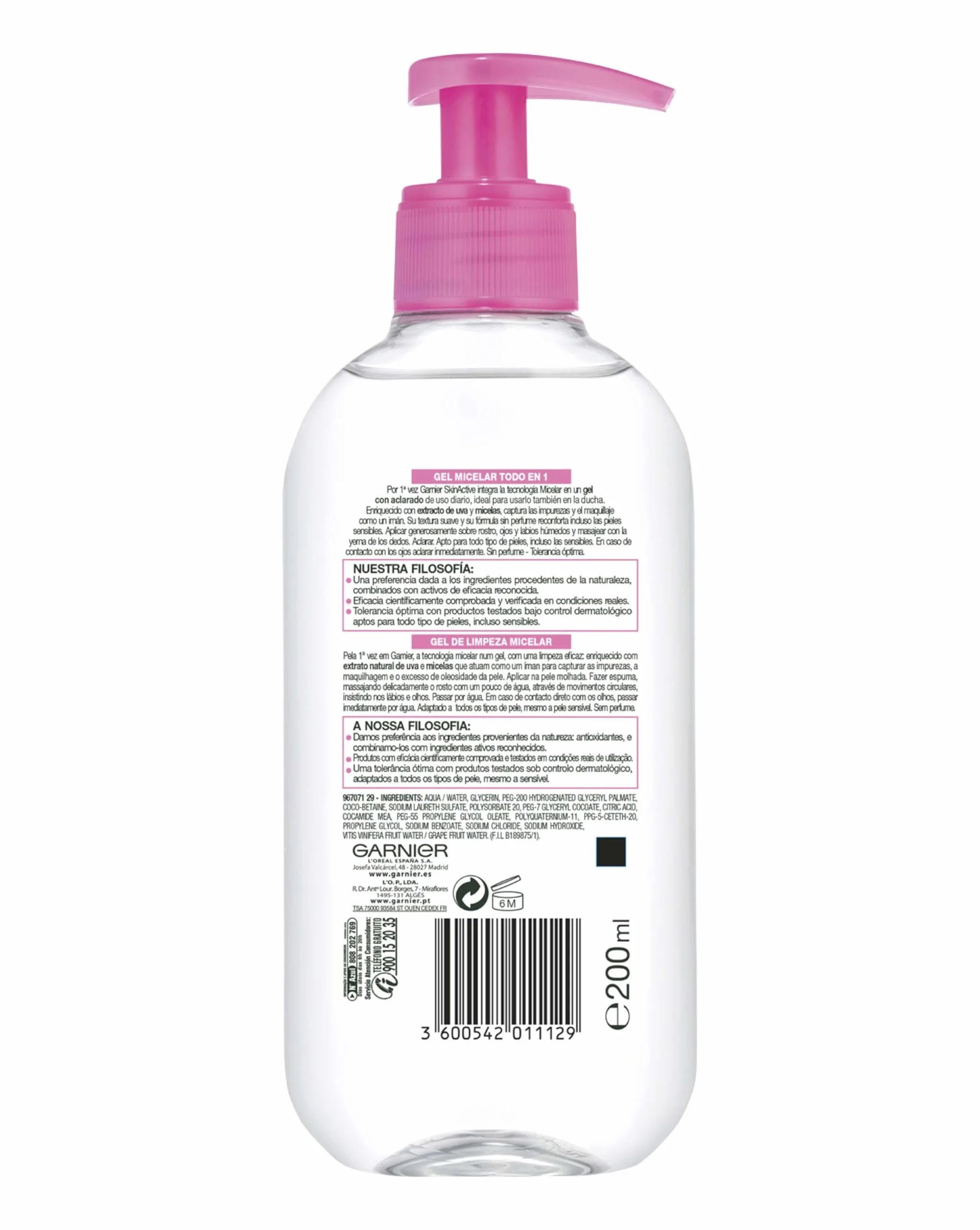 Garnier Gel Micelar 200Ml