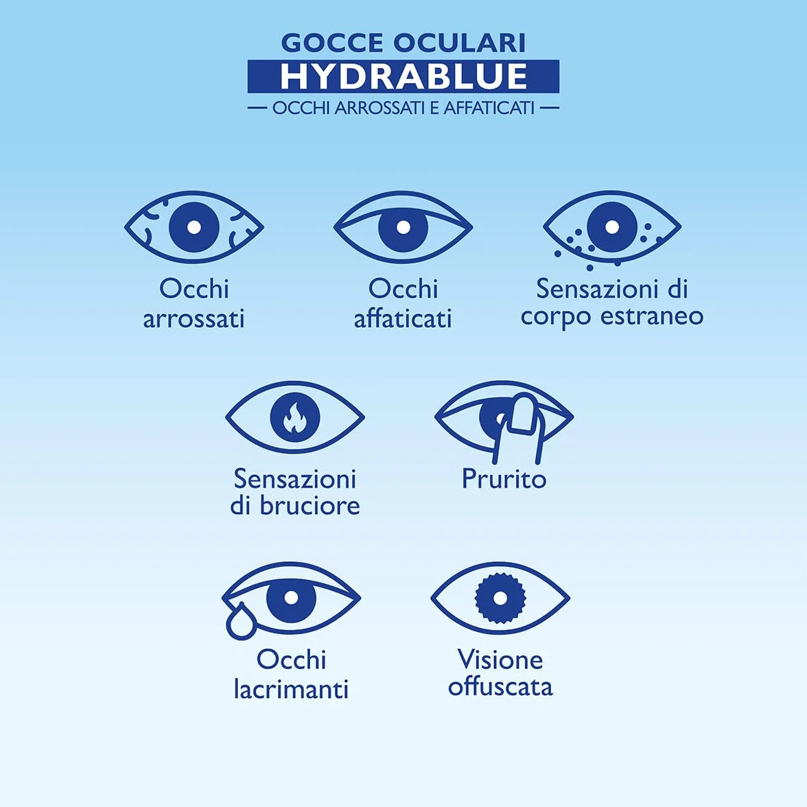 INNOXA - Gocce Oculari Formula Blu - Sbianca il Bianco degli Occhi -Idrata gli Occhi Arrossati ed Affaticati - Formula Originale - Sterile e Senza Conservanti - Prodotto in Francia - 10 ml