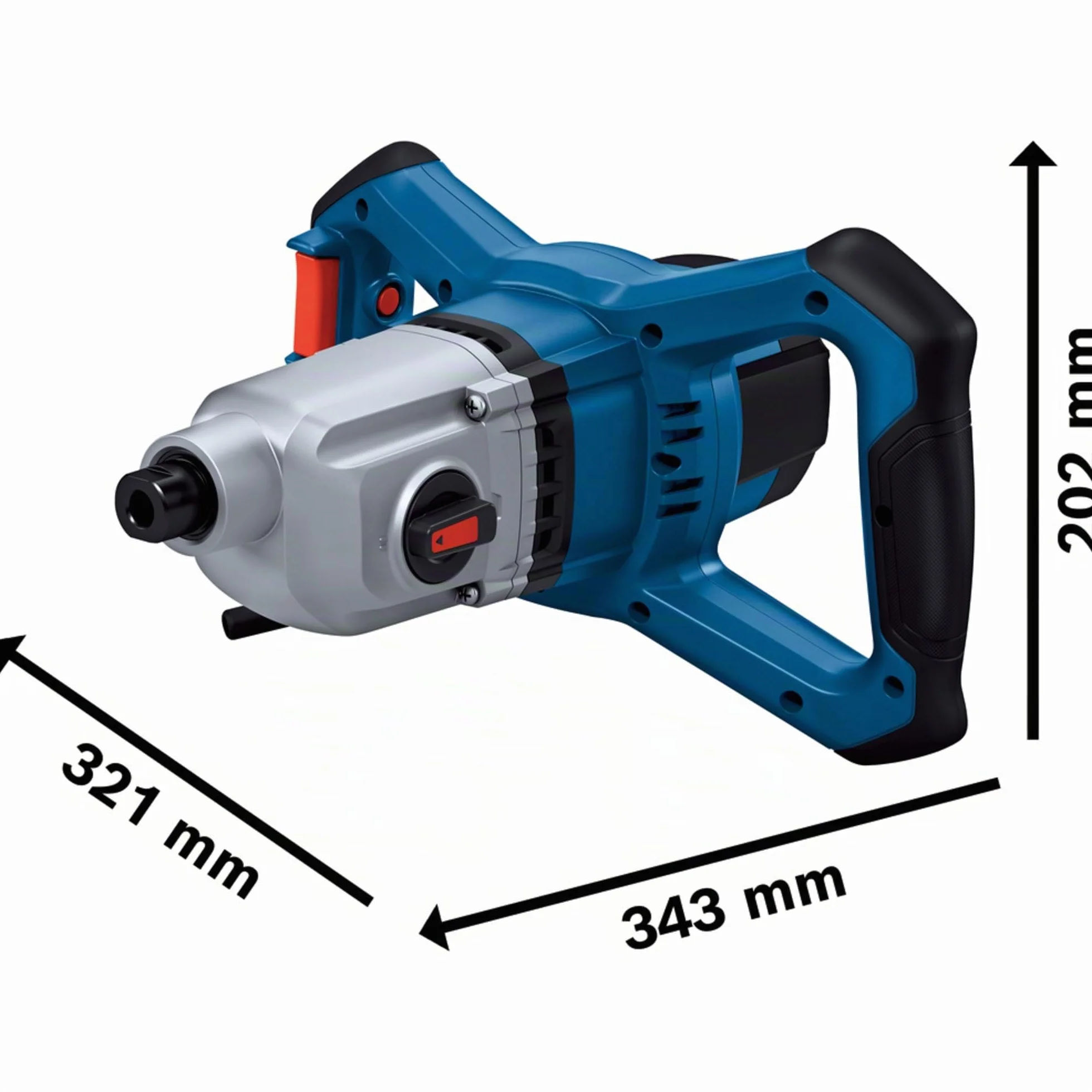 Bosch Professional Miscelatore GRW 140 1400 W 2 velocità avviamento graduale